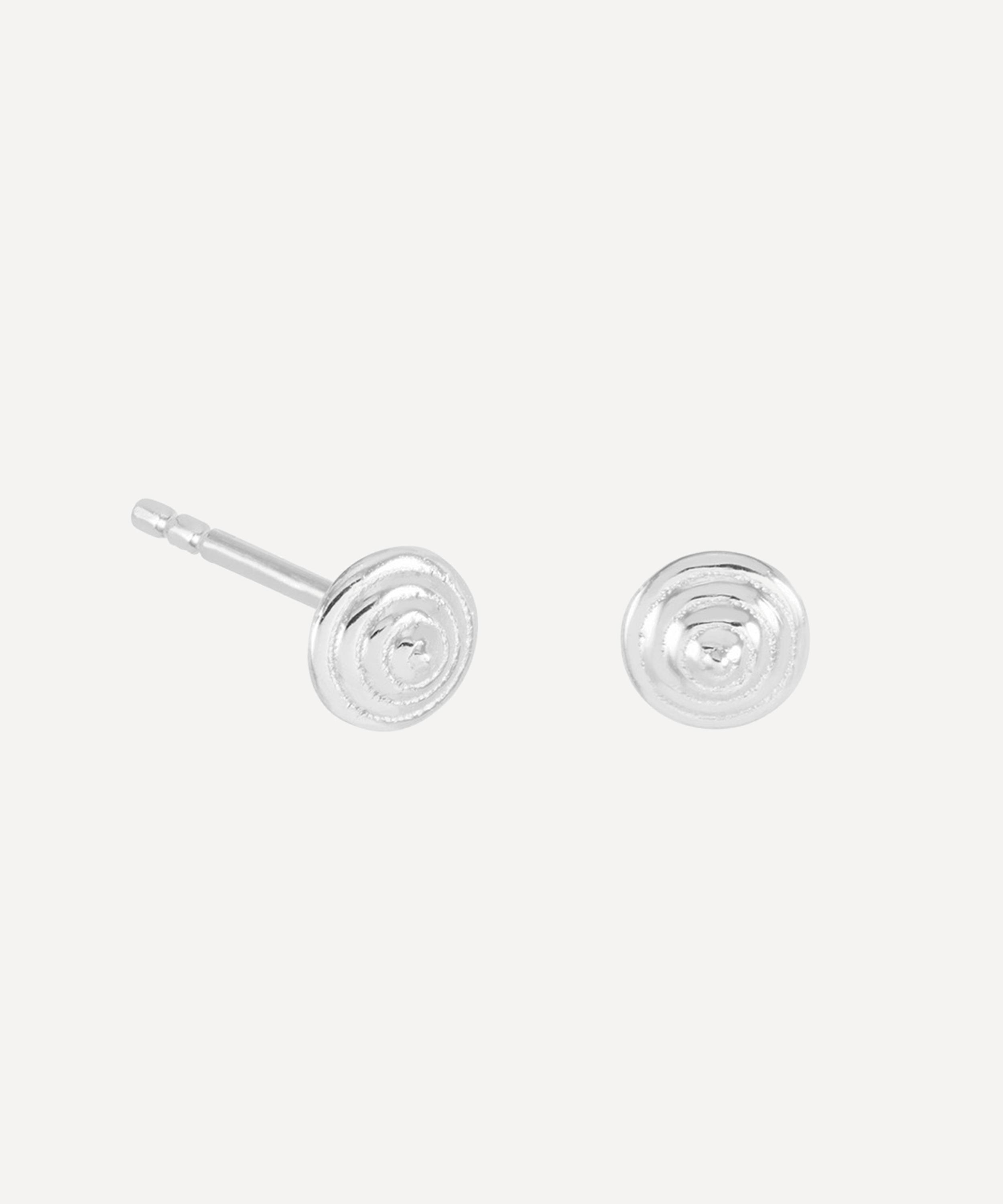 Rachel Jackson - Sterling Silver Front Facing Evolve Stud Earrings