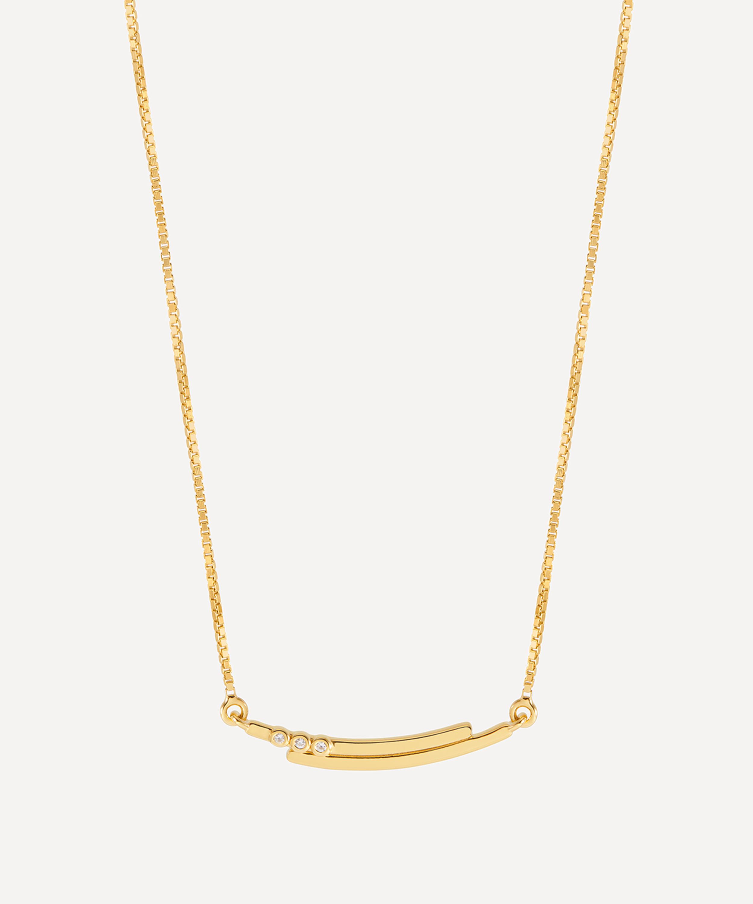 Rachel Jackson - 18ct Gold-Plated Lifestream Chain Necklace