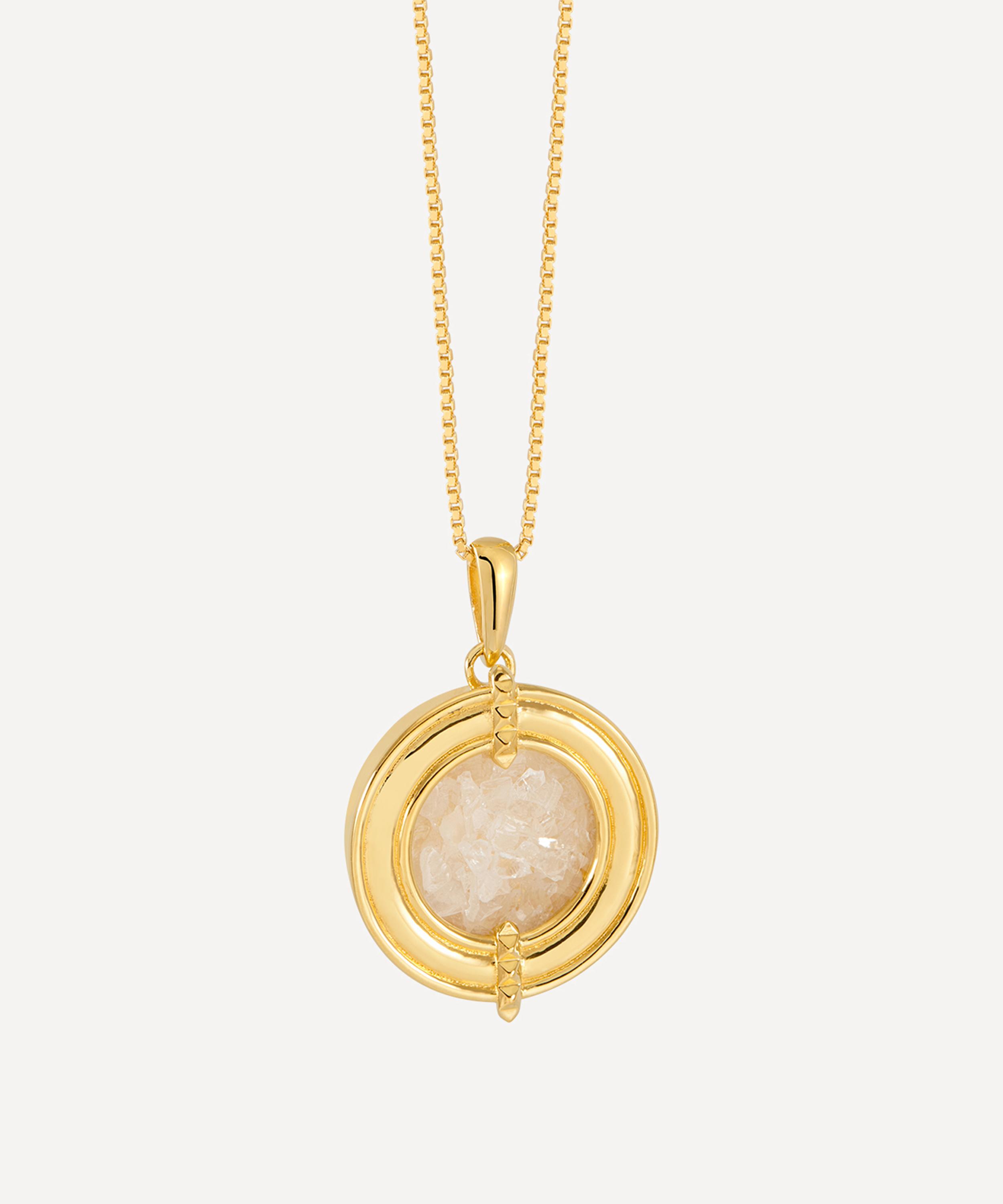 Rachel Jackson - 18ct Gold-Plated Evolve Amulet Pendant Necklace
