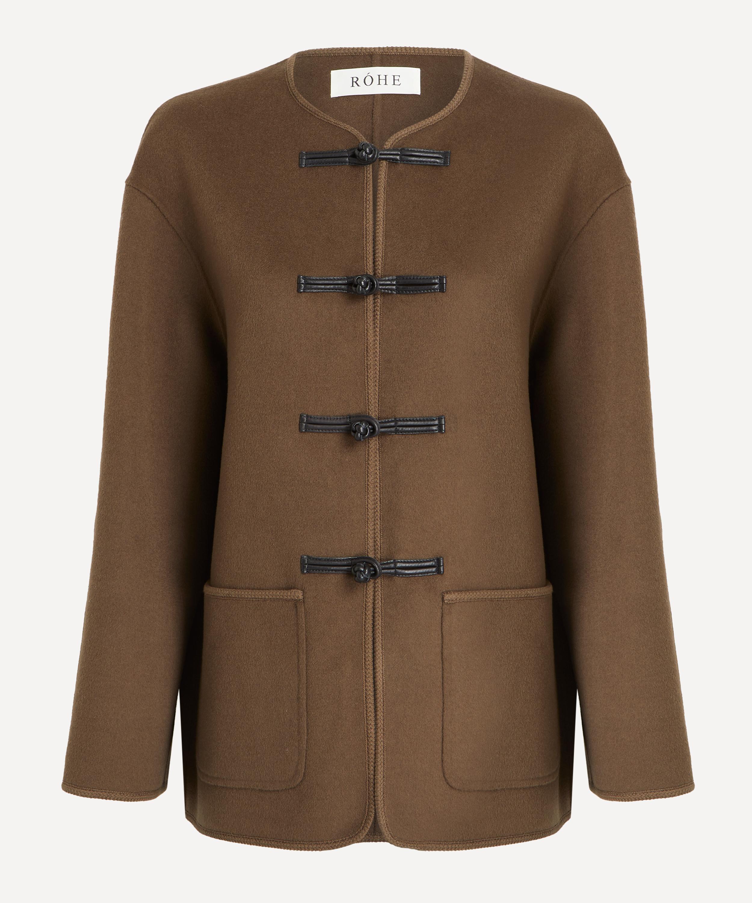 Róhe - Mandarin Double-Faced Wool Jacket image number 0