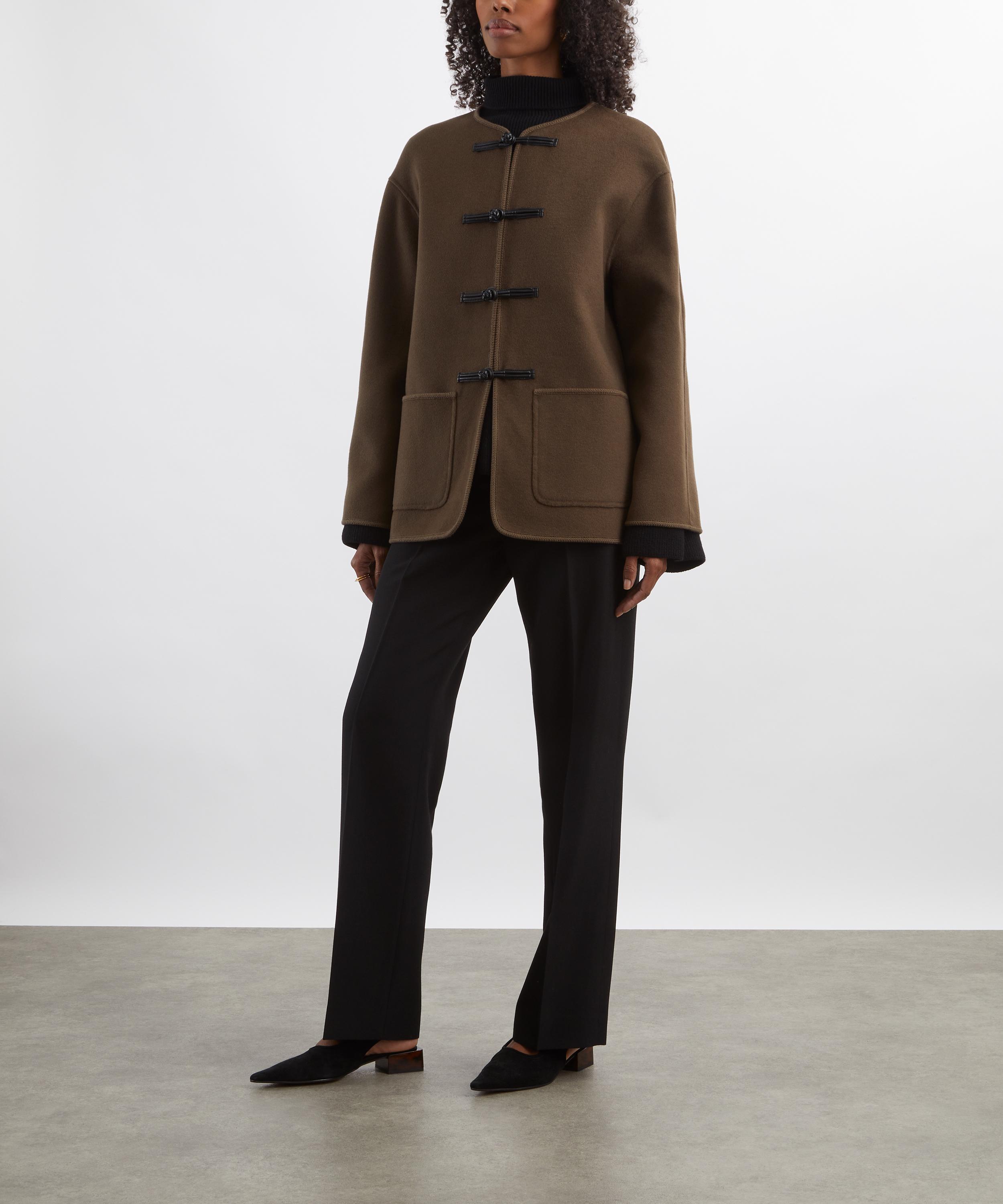 Róhe - Mandarin Double-Faced Wool Jacket image number 1