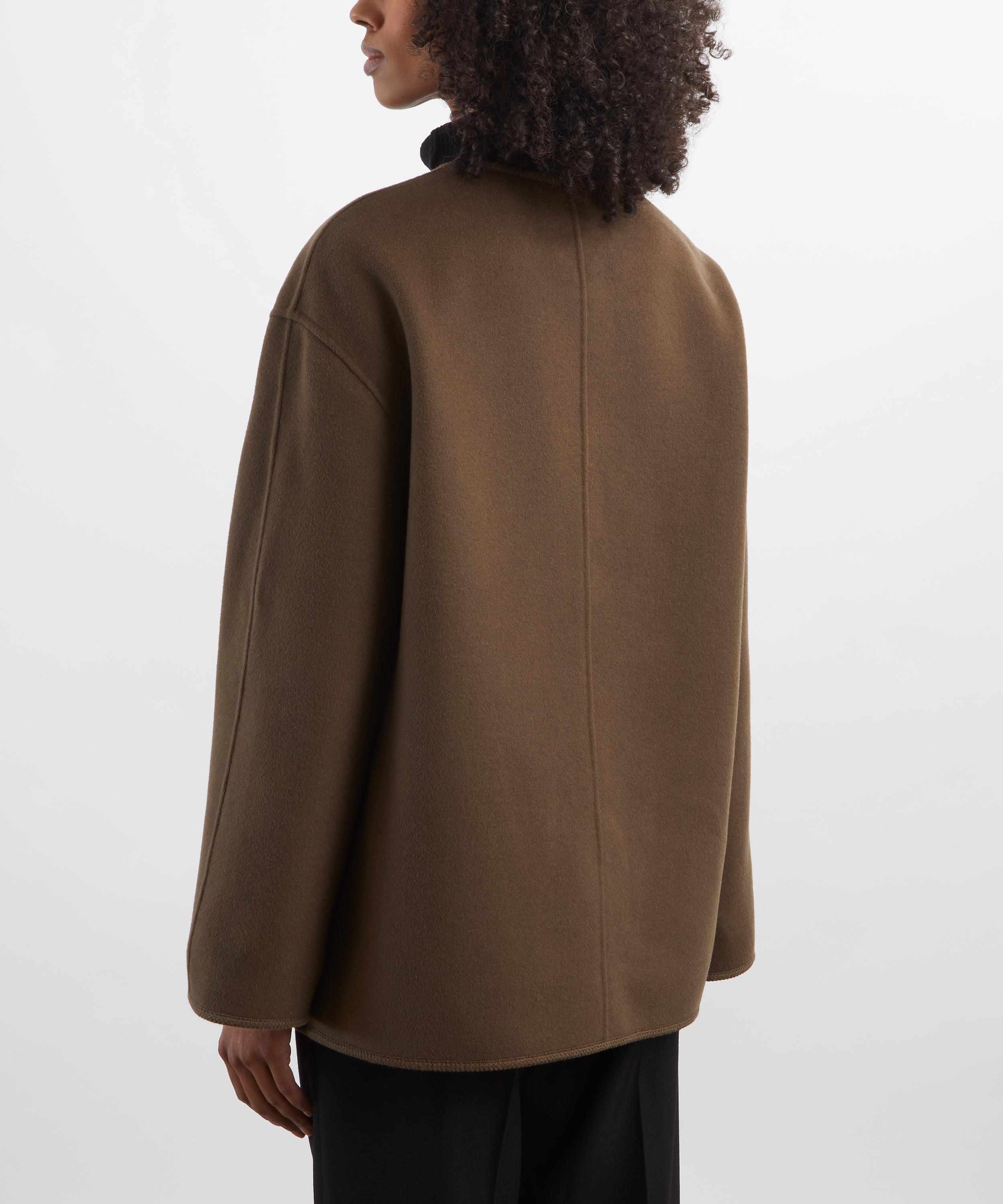 Róhe - Mandarin Double-Faced Wool Jacket image number 3