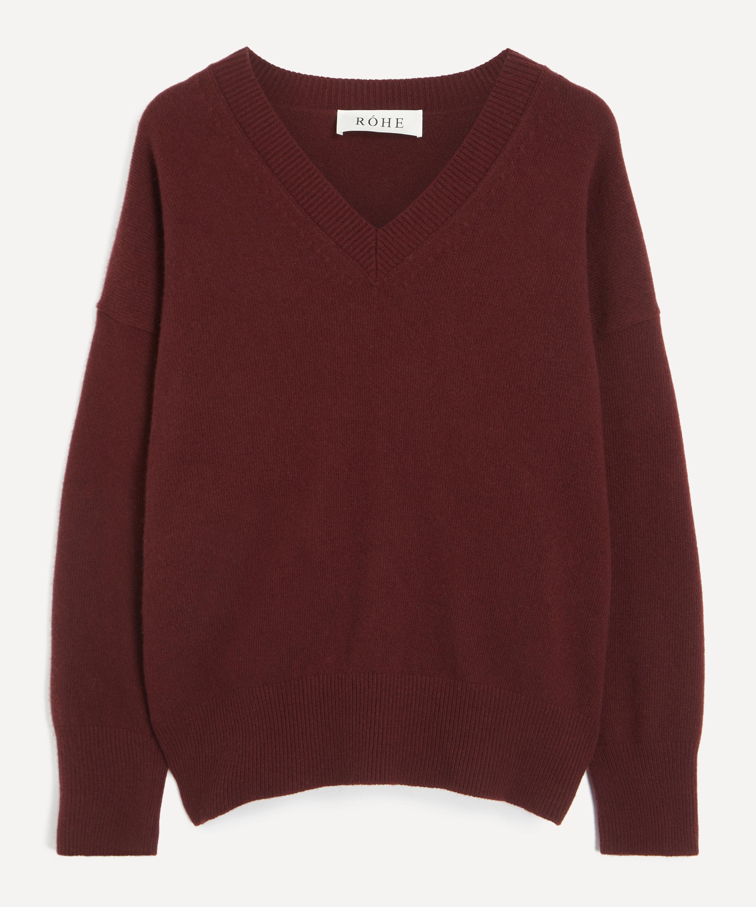 R&oacute;he - V-neck Knitted Jumper image number 0