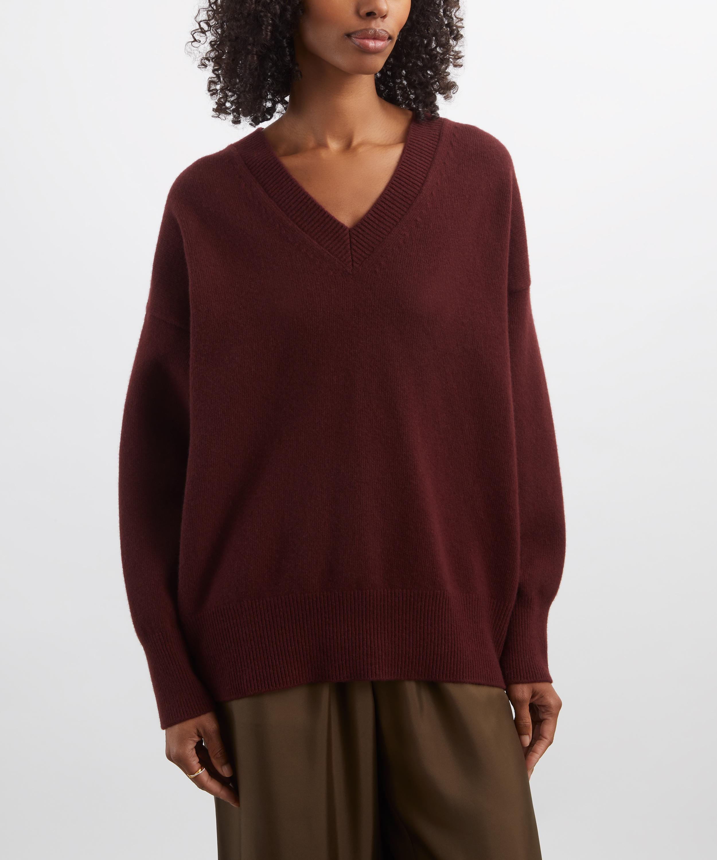 R&oacute;he - V-neck Knitted Jumper image number 2