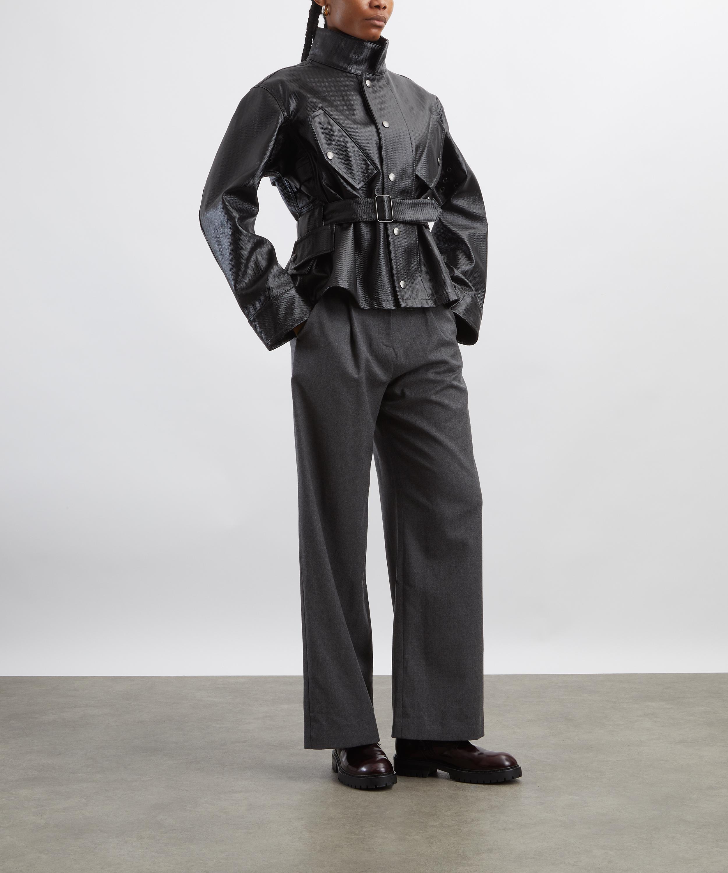 Maison Margiela - Cotton Coated Caban Jacket image number 1