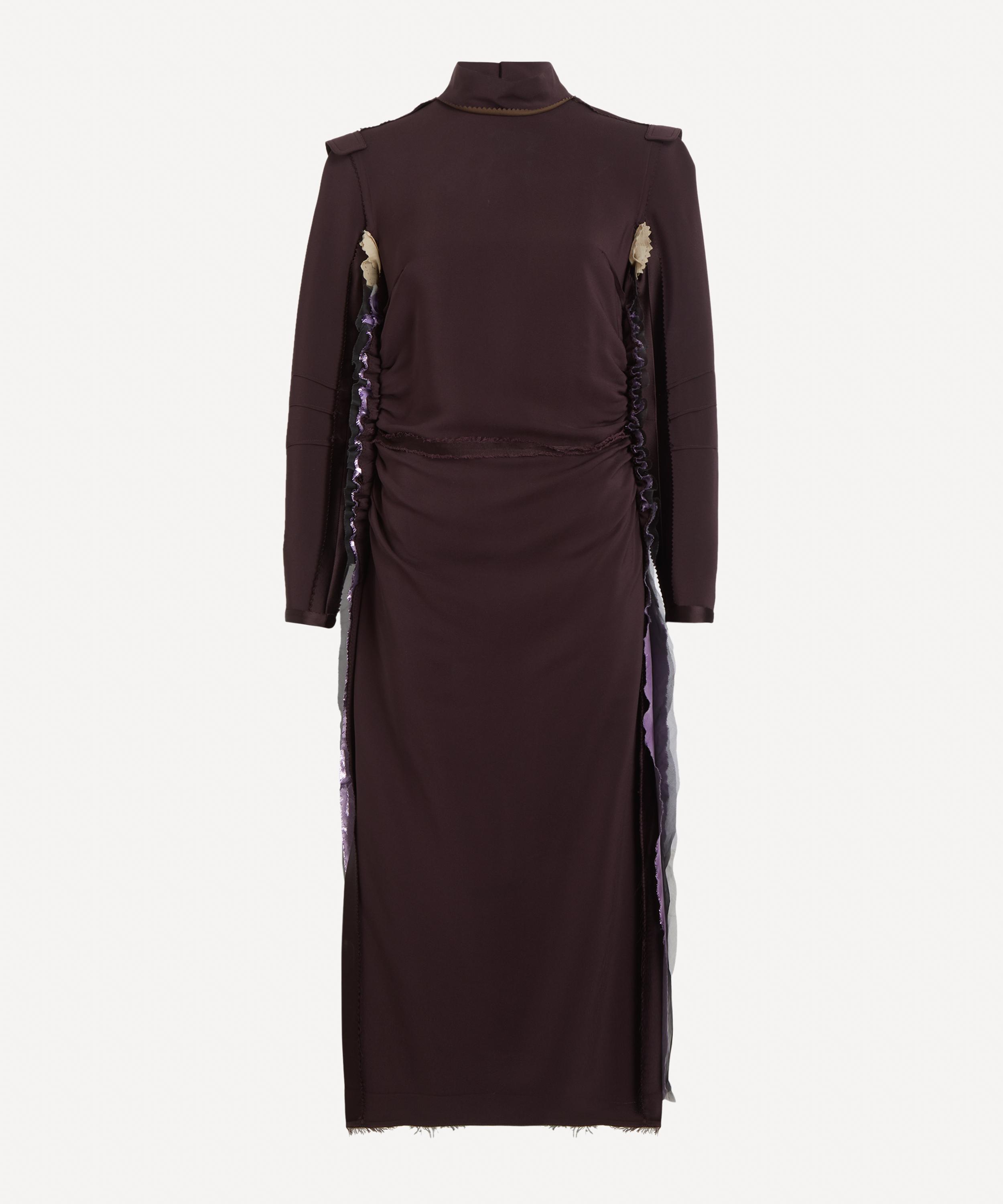 Maison Margiela - Metallic Lamé Midi Dress