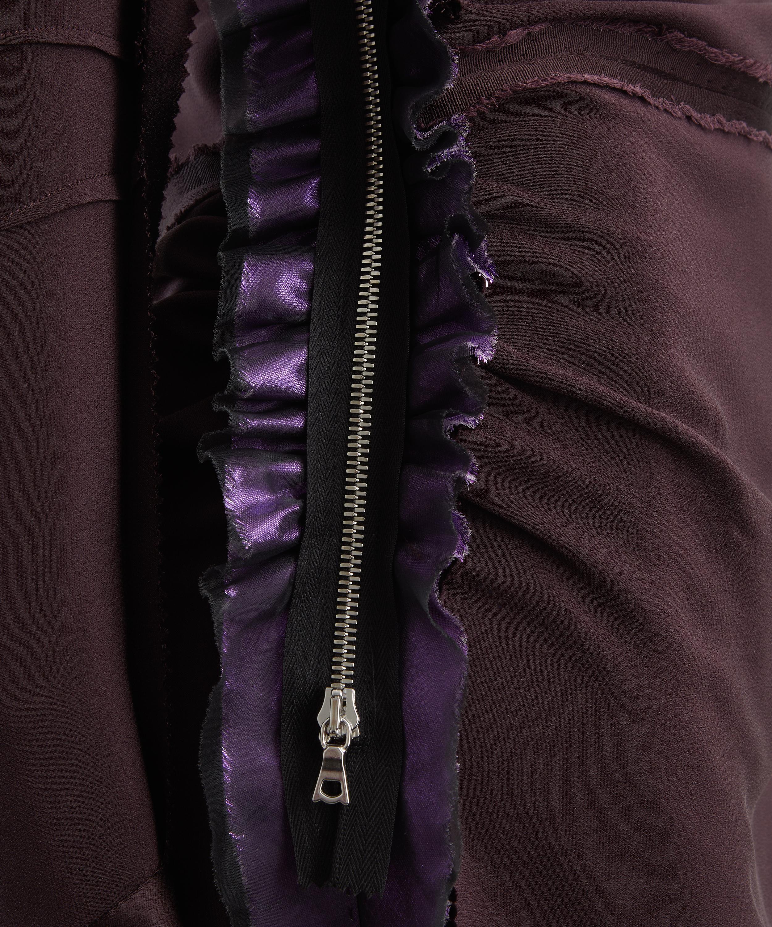 Maison Margiela - Metallic Lamé Midi Dress image number 4