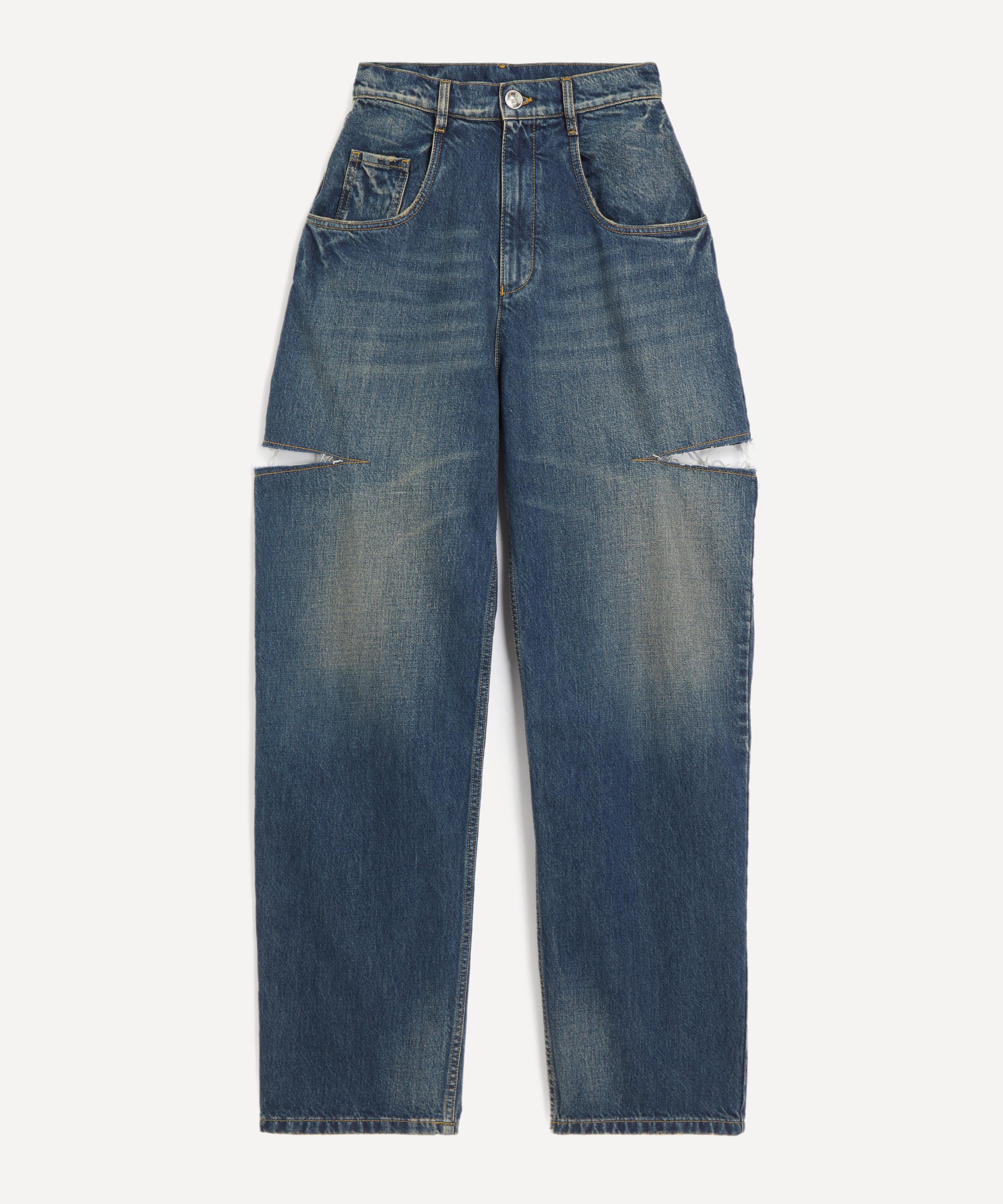 Maison Margiela - Ripped Barrel-Leg Jeans