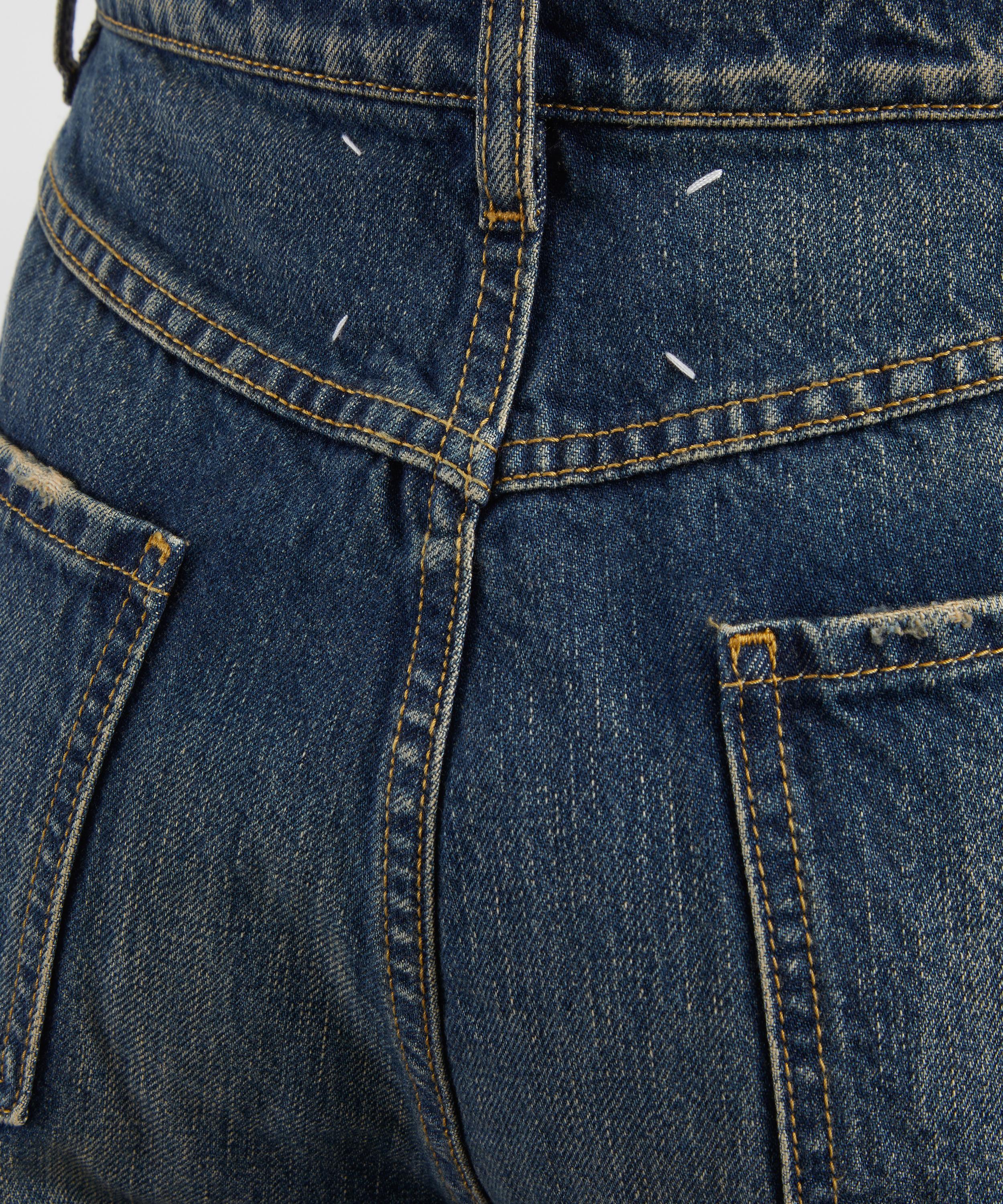 Maison Margiela - Ripped Barrel-Leg Jeans image number 4