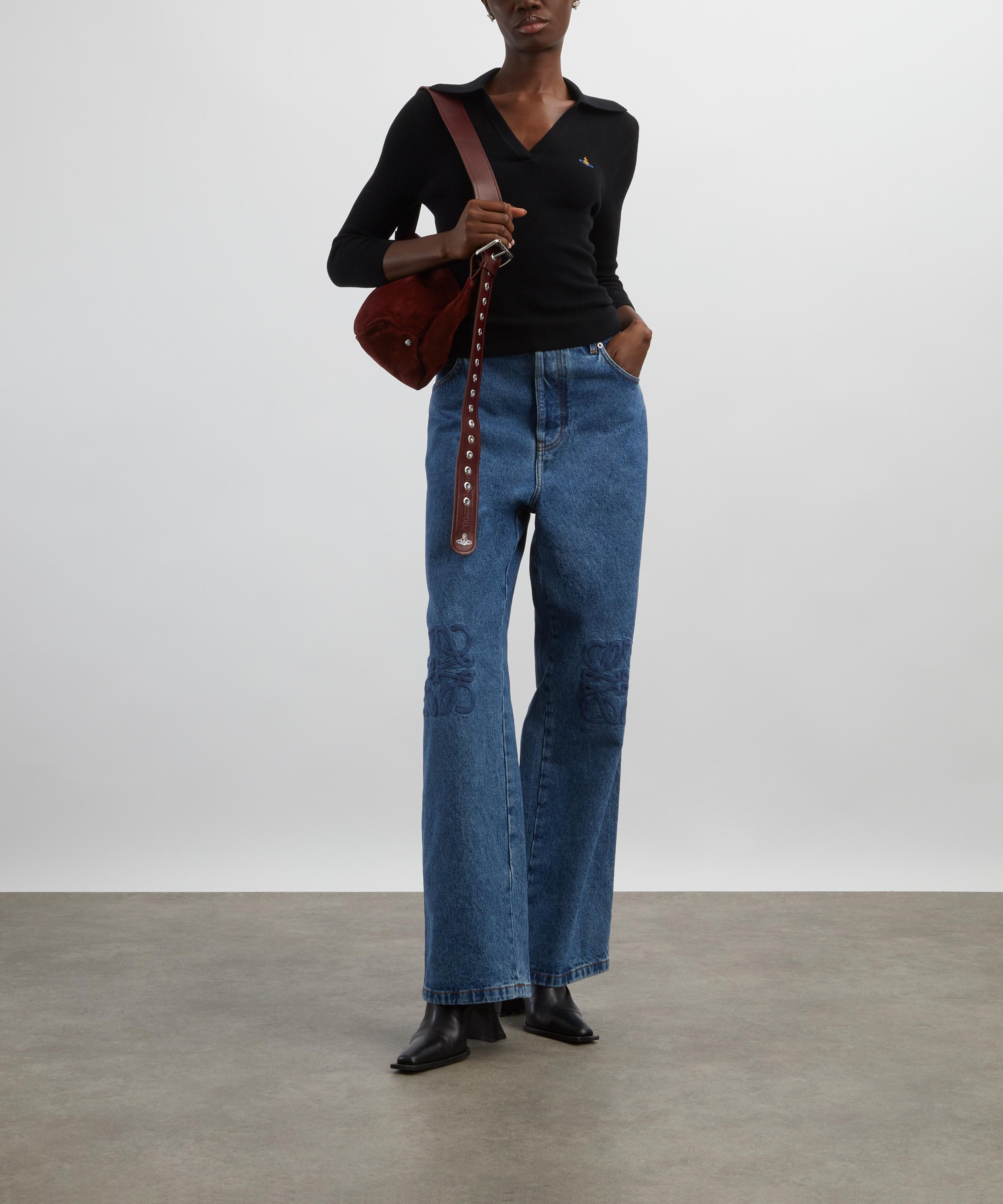 Vivienne Westwood - Marina Black Polo Jumper image number 1