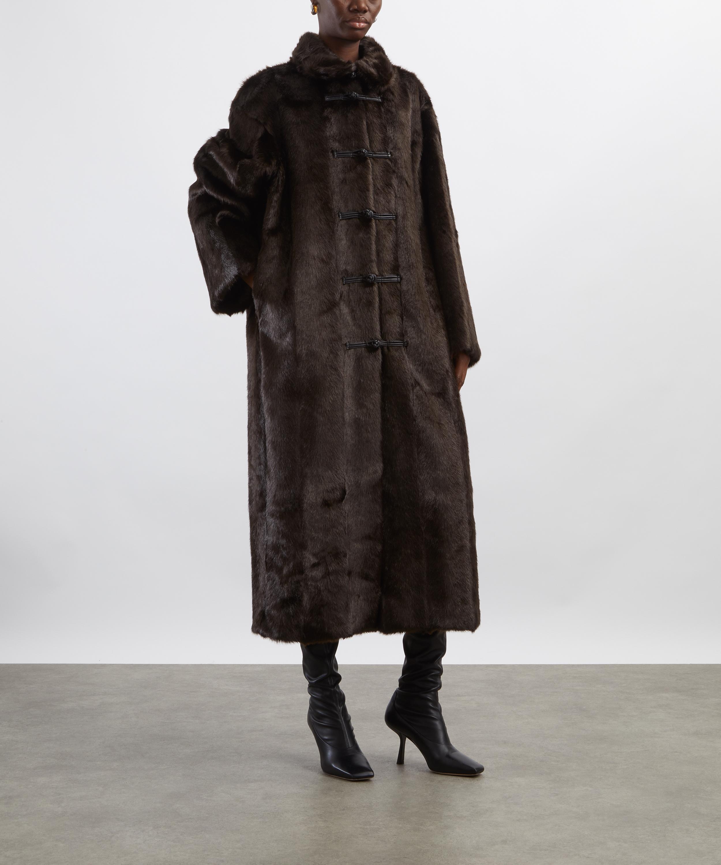 Róhe - Mandarin Faux Fur Coat image number 1