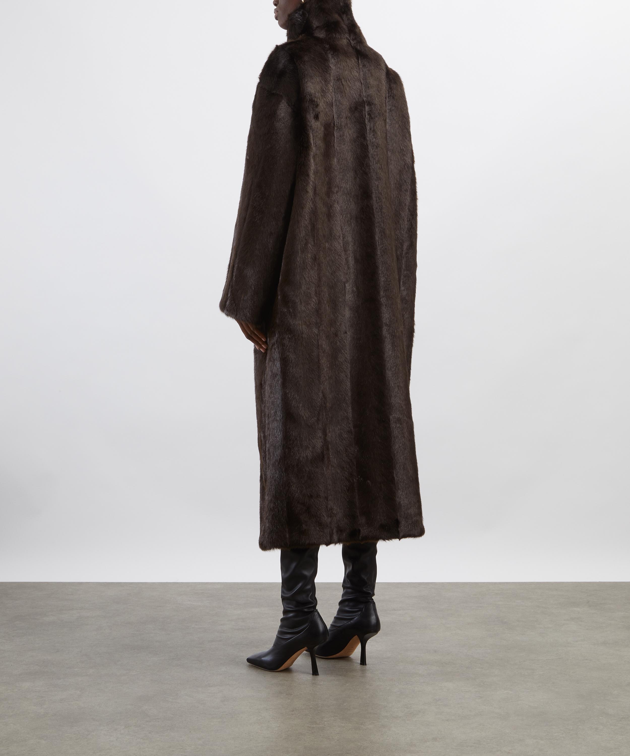 Róhe - Mandarin Faux Fur Coat image number 3