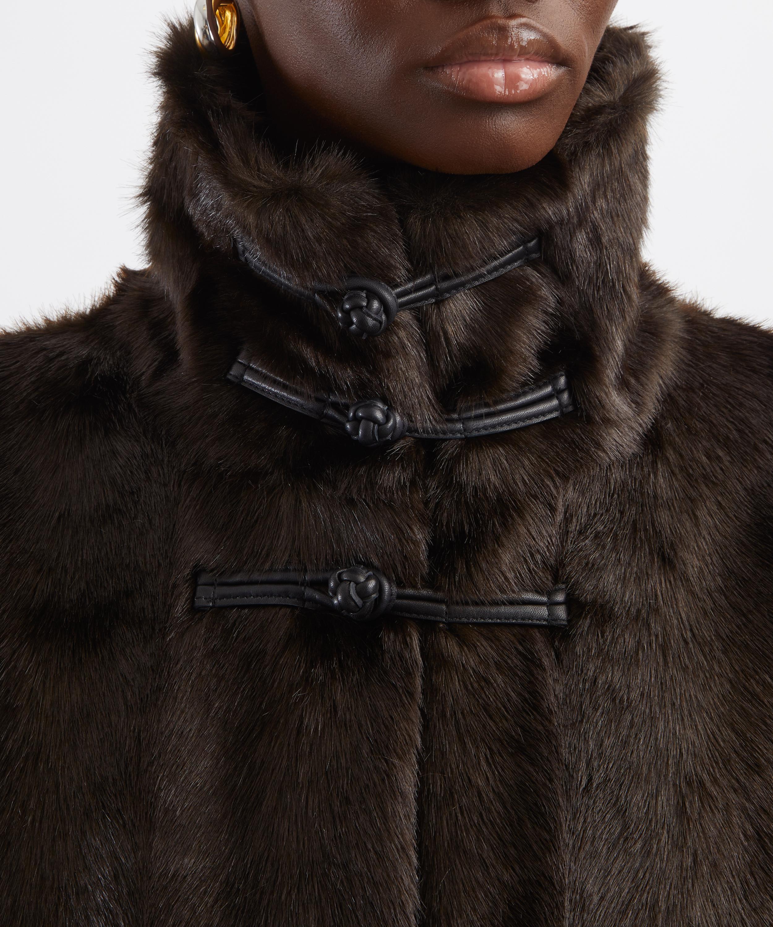 Róhe - Mandarin Faux Fur Coat image number 4