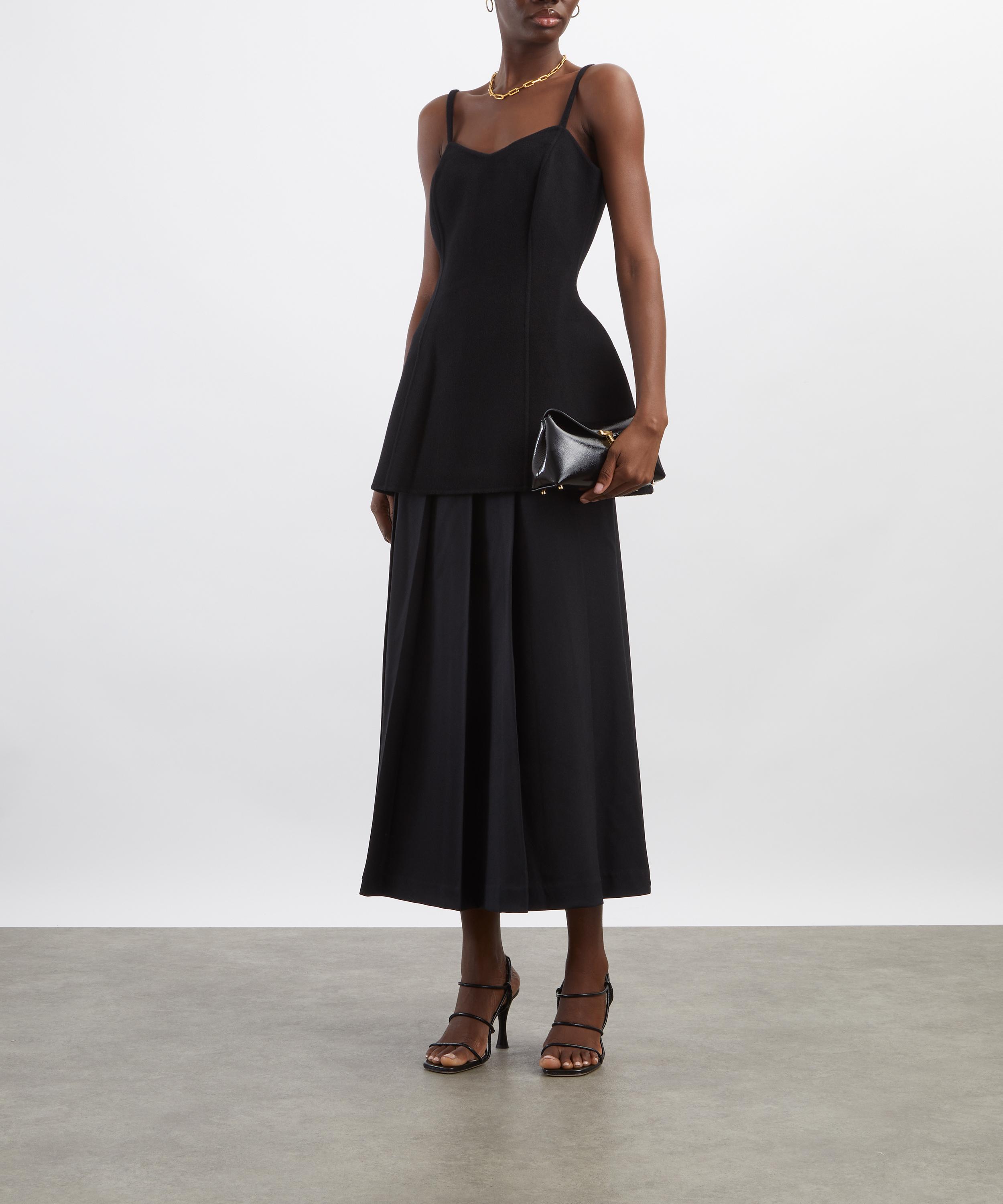 Róhe - Bustier Double-Faced Peplum Top image number 1