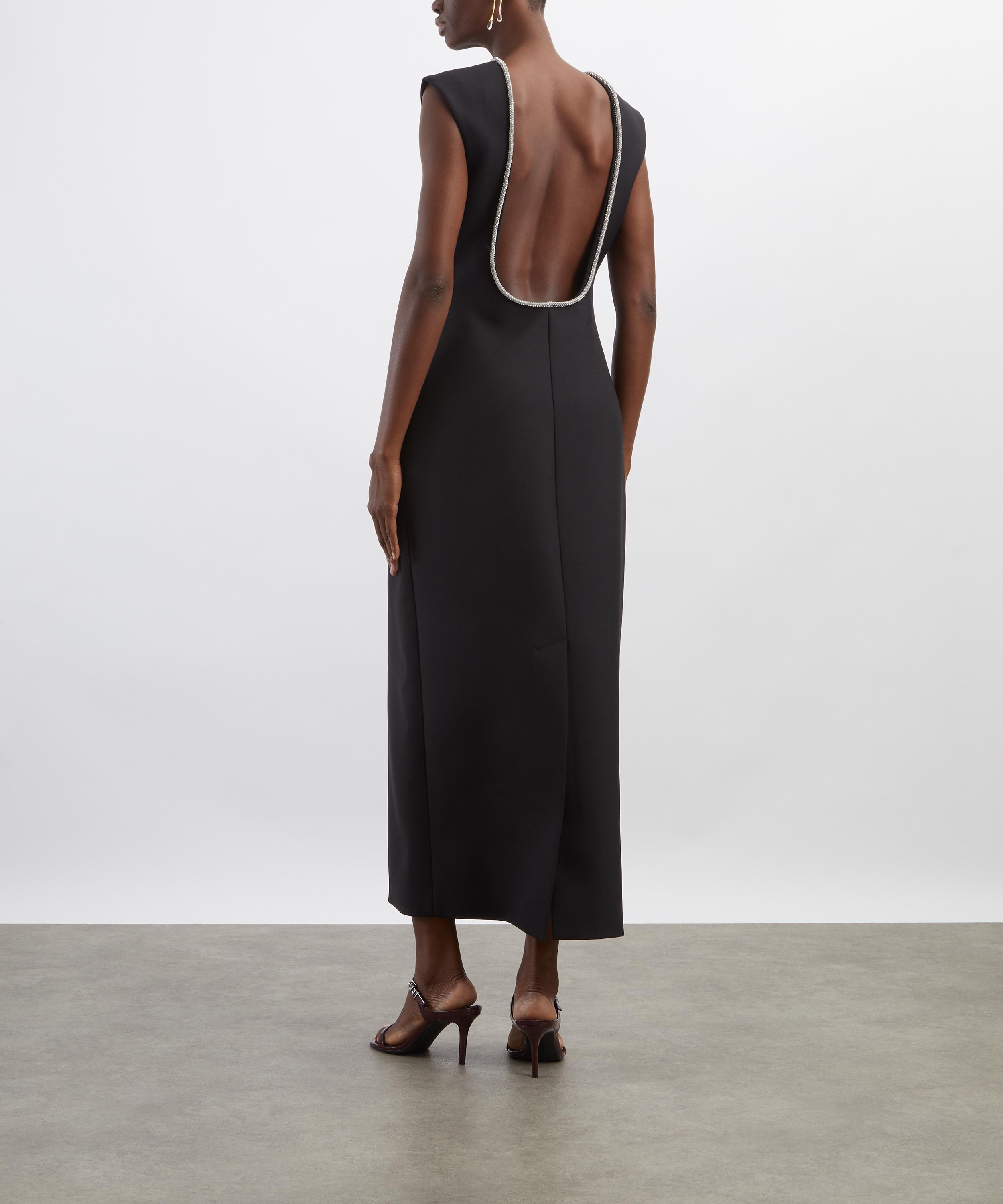 Róhe - Open Back Appliqué Maxi Dress image number 3