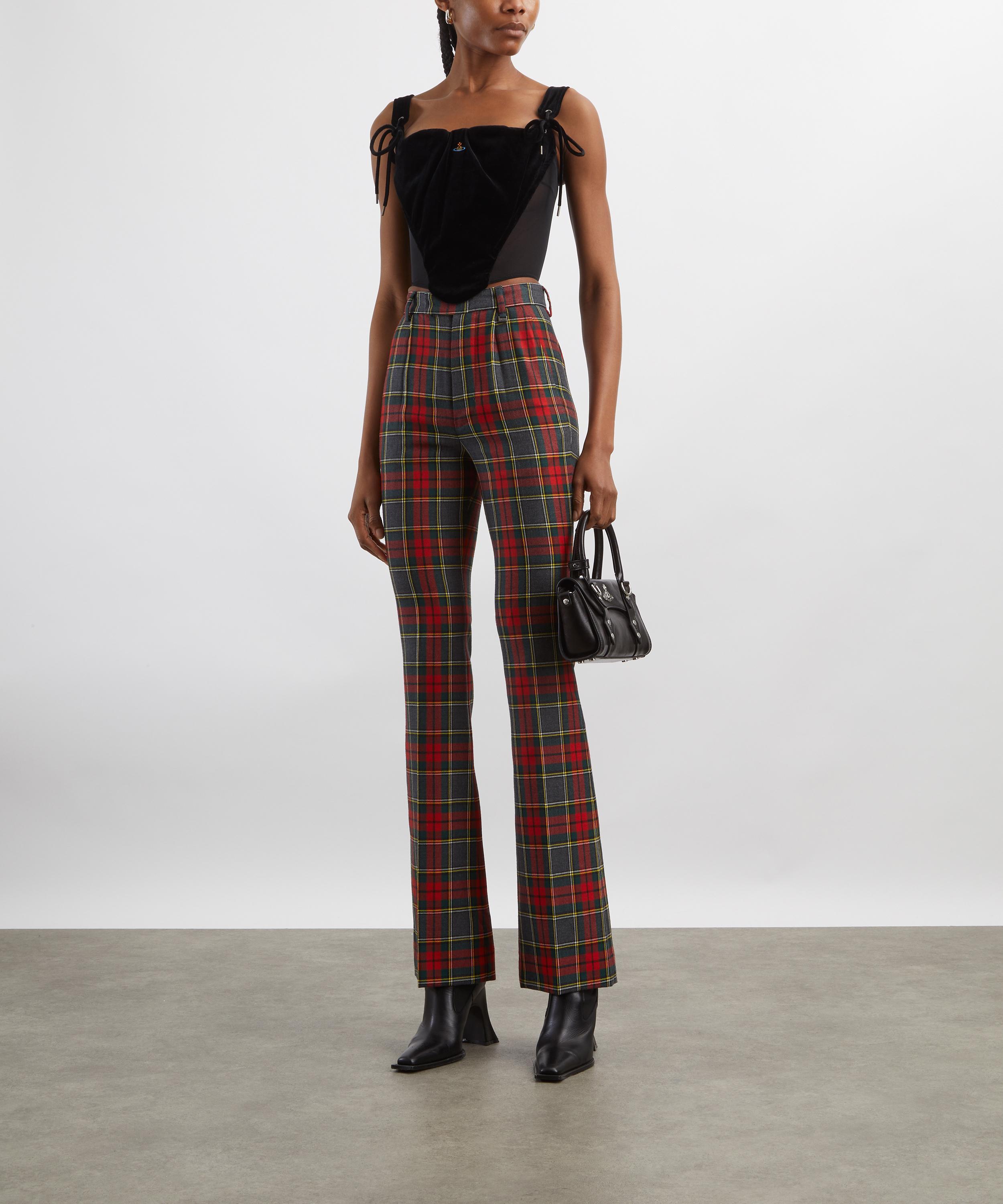 Vivienne Westwood - Ray Tartan Flared Trousers image number 1