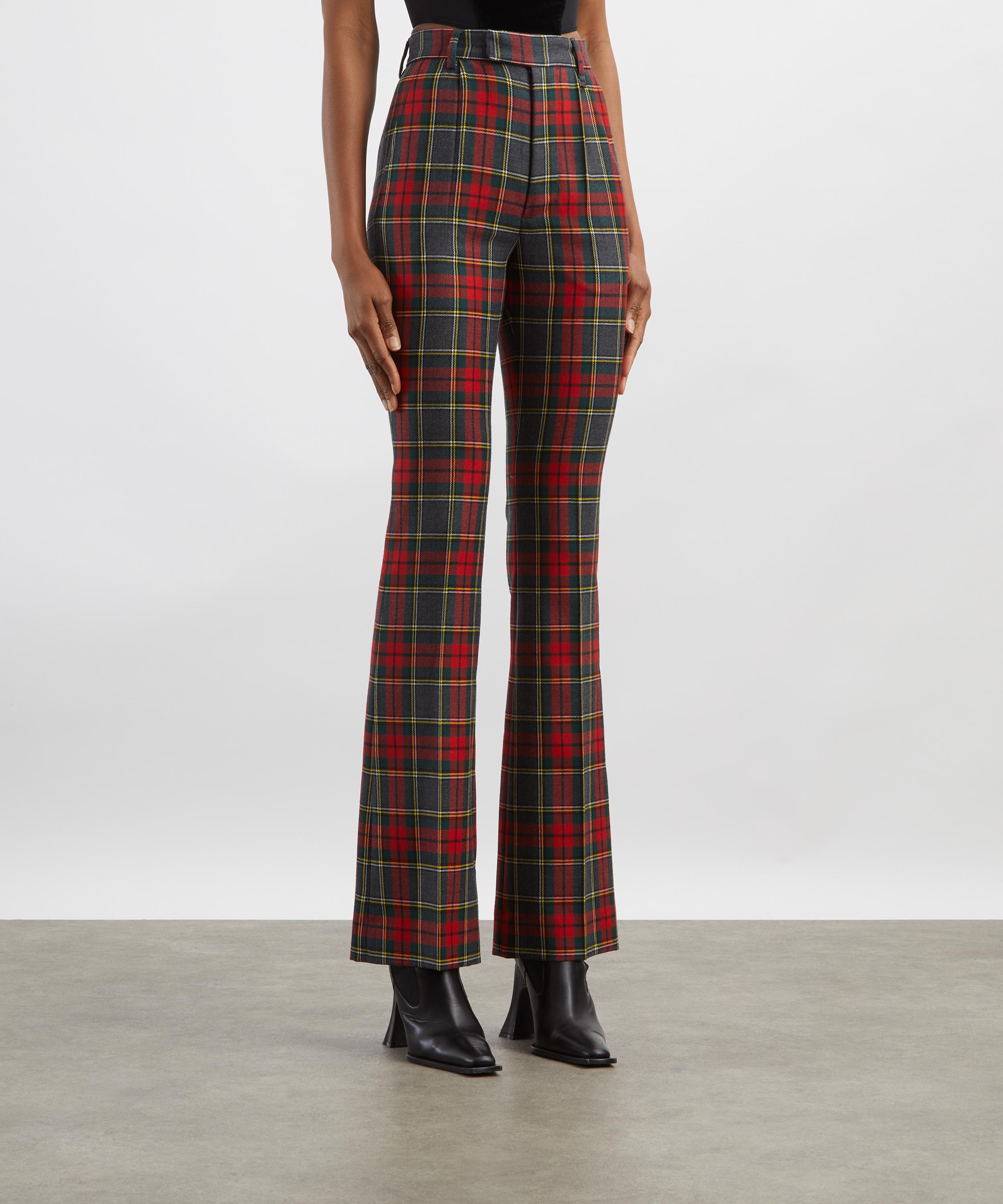 Vivienne Westwood - Ray Tartan Flared Trousers image number 2