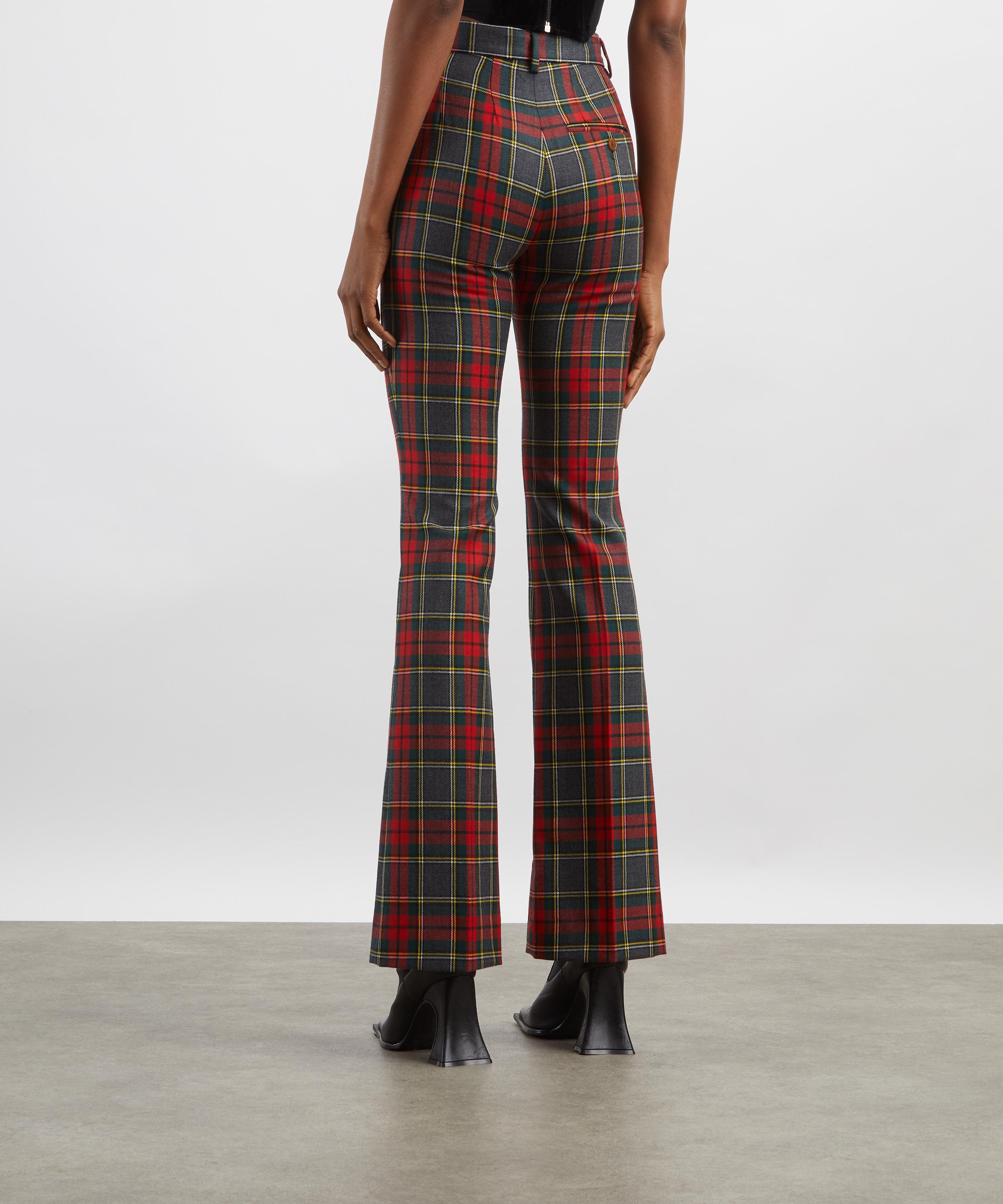 Vivienne Westwood - Ray Tartan Flared Trousers image number 3