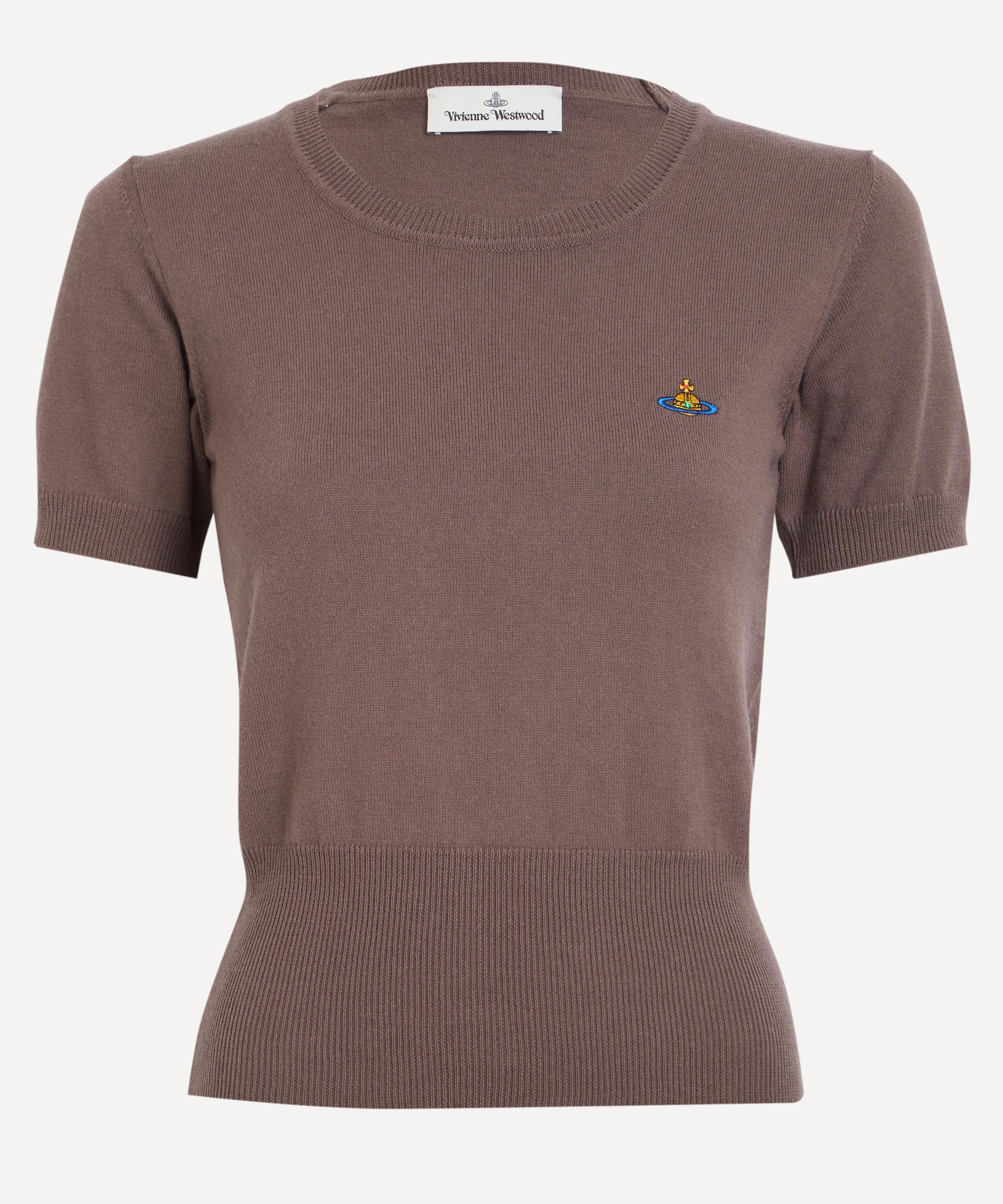 Vivienne Westwood - Bea Truffle Cotton-Cashmere Top image number 0