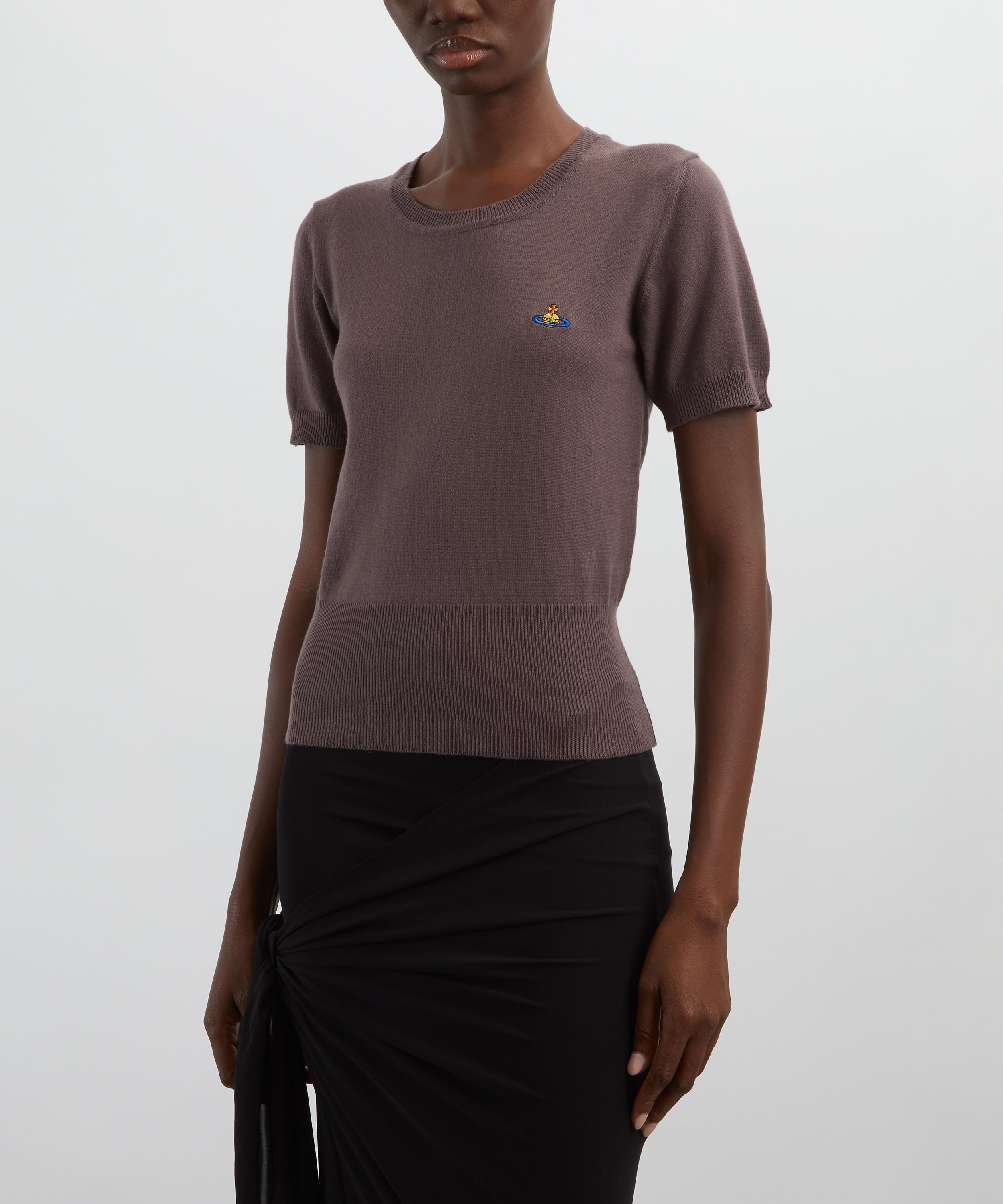 Vivienne Westwood - Bea Truffle Cotton-Cashmere Top image number 2