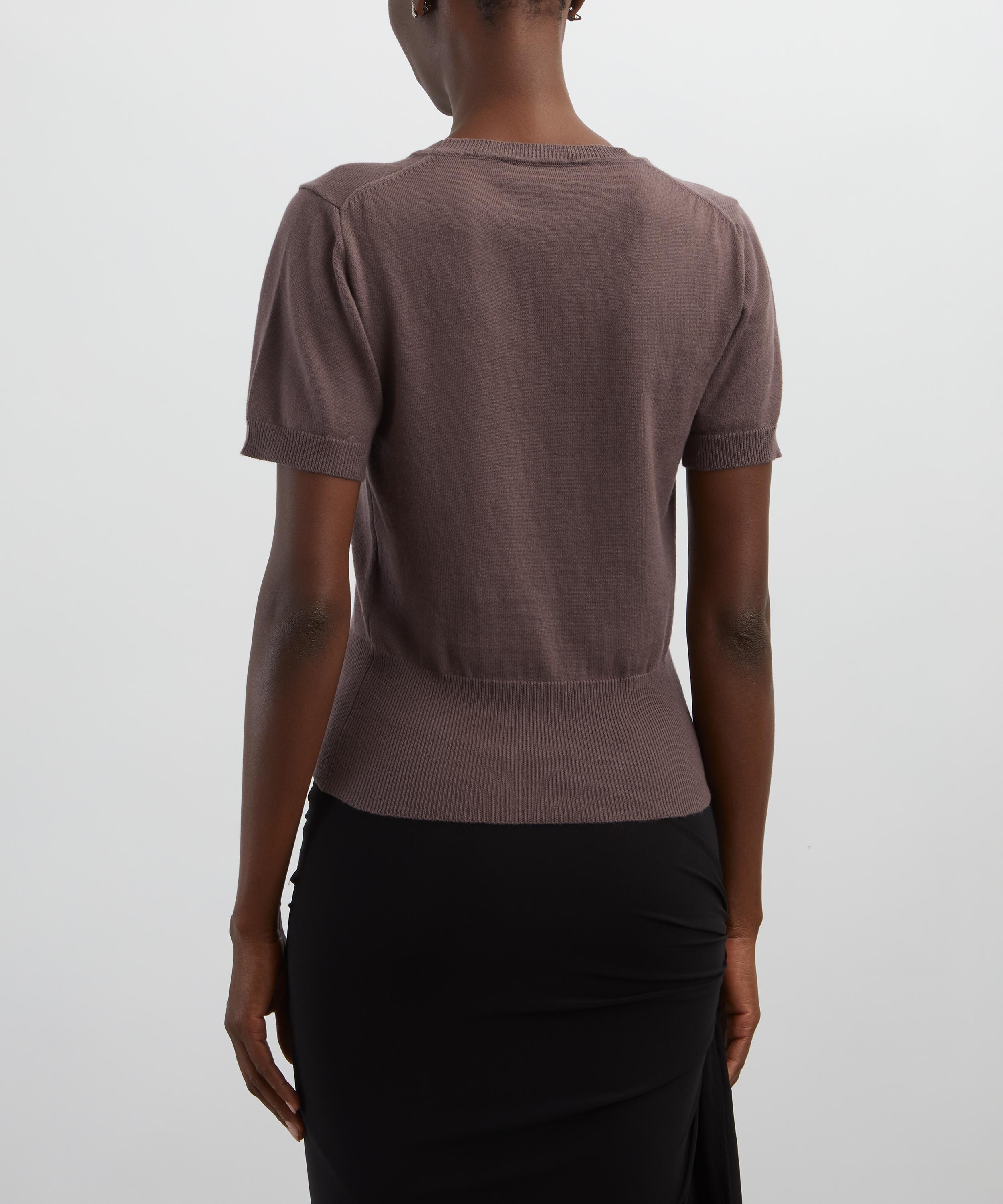 Vivienne Westwood - Bea Truffle Cotton-Cashmere Top image number 3
