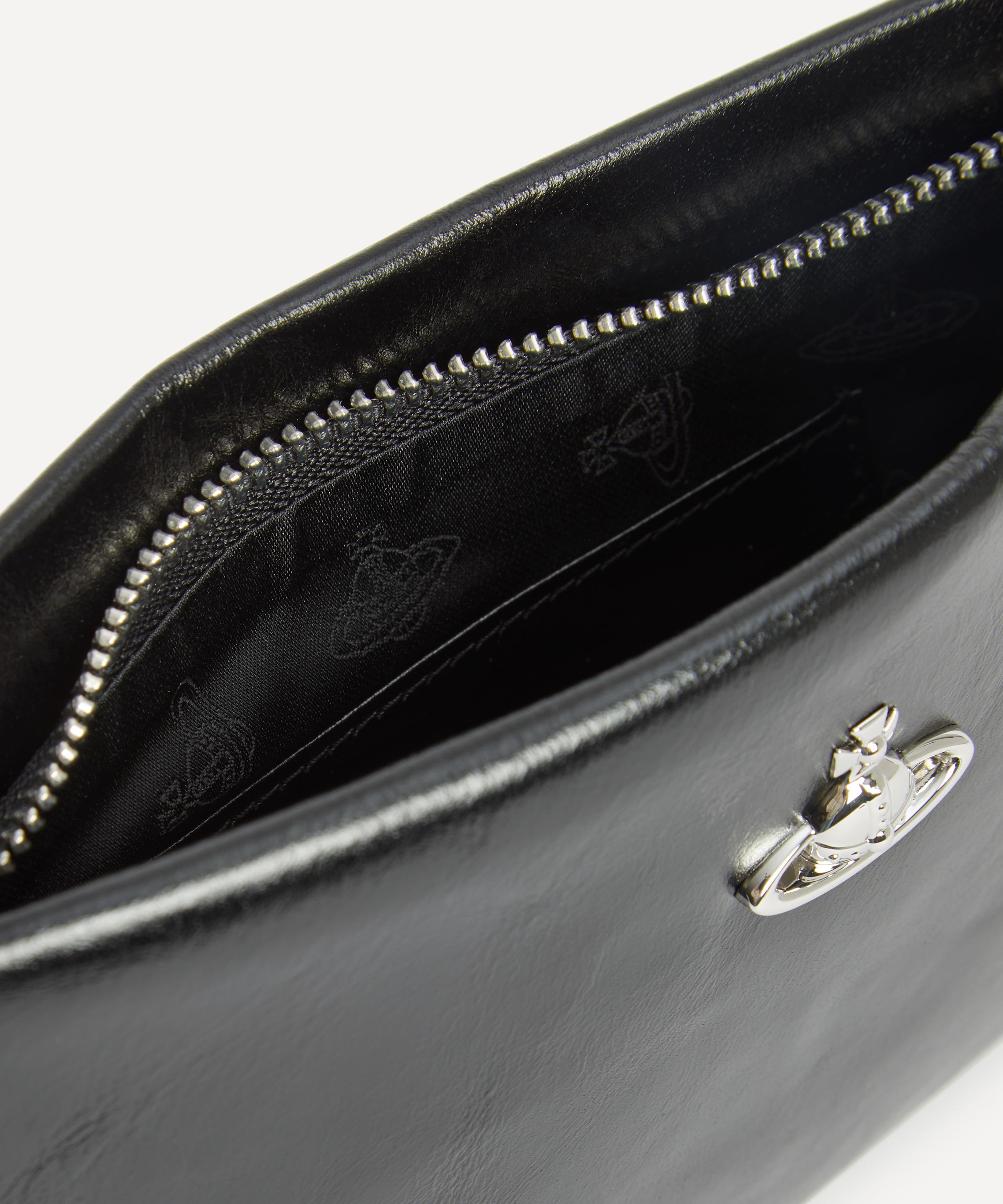 Vivienne Westwood - Sadie Leather Wristlet Pouch image number 5