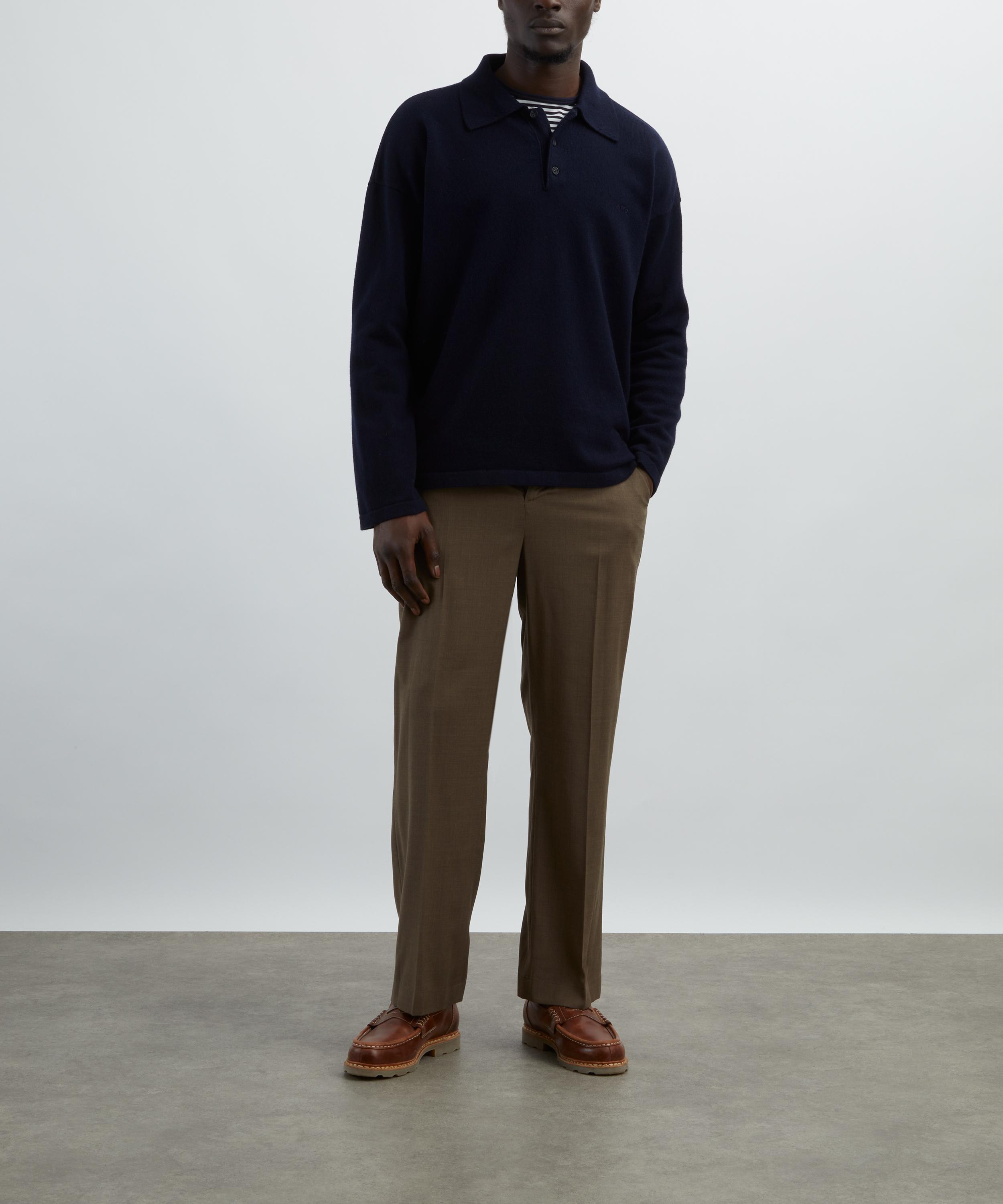 A.P.C. - Manuel Wool Polo Shirt  image number 1