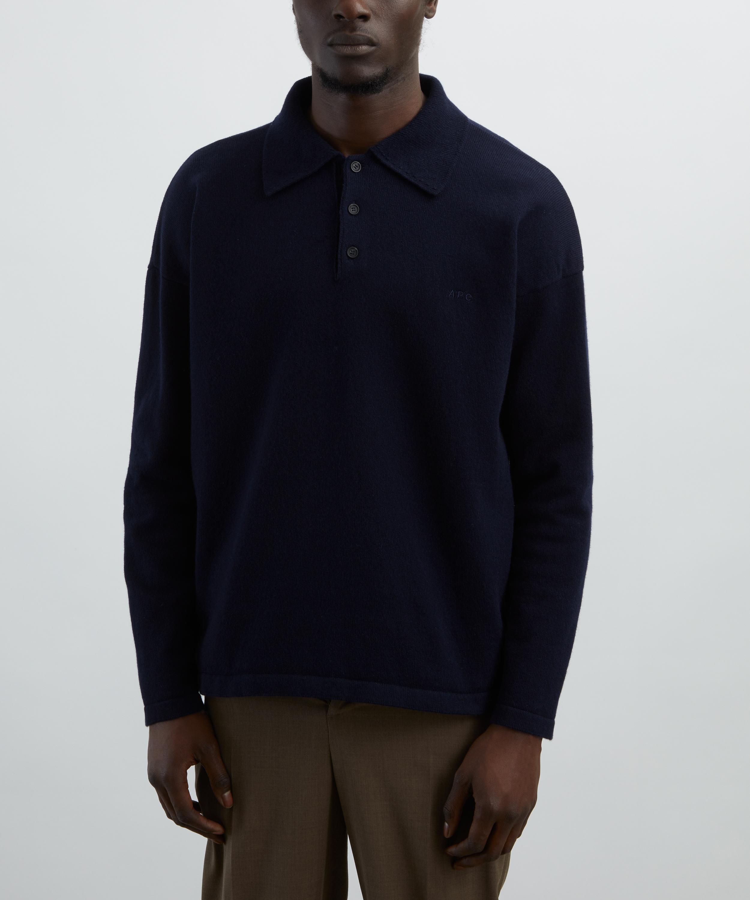 A.P.C. - Manuel Wool Polo Shirt  image number 2