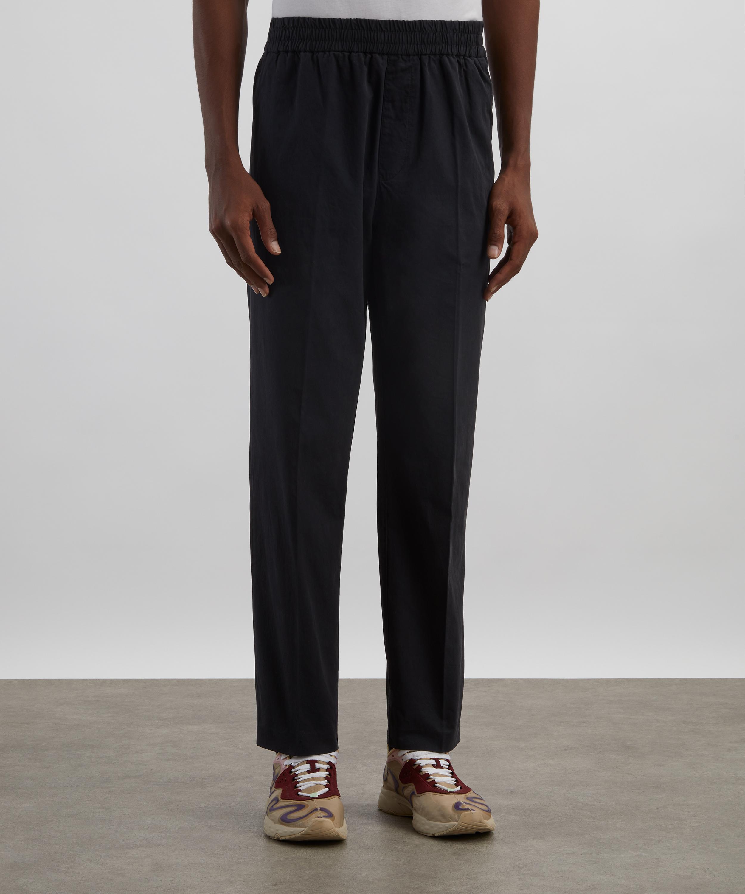A.P.C. - Black Pieter Sporty Cotton Trousers image number 2