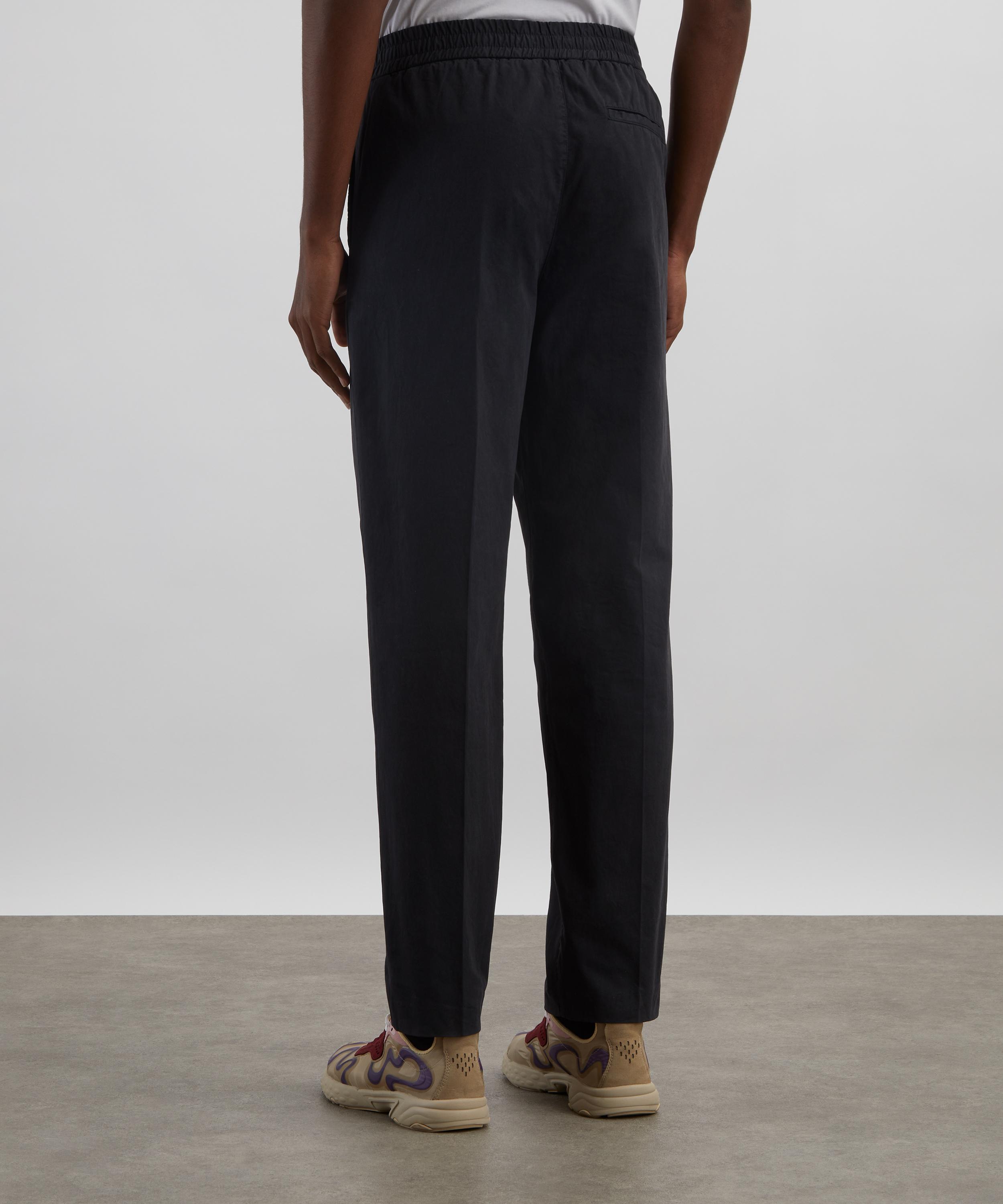 A.P.C. - Black Pieter Sporty Cotton Trousers image number 3