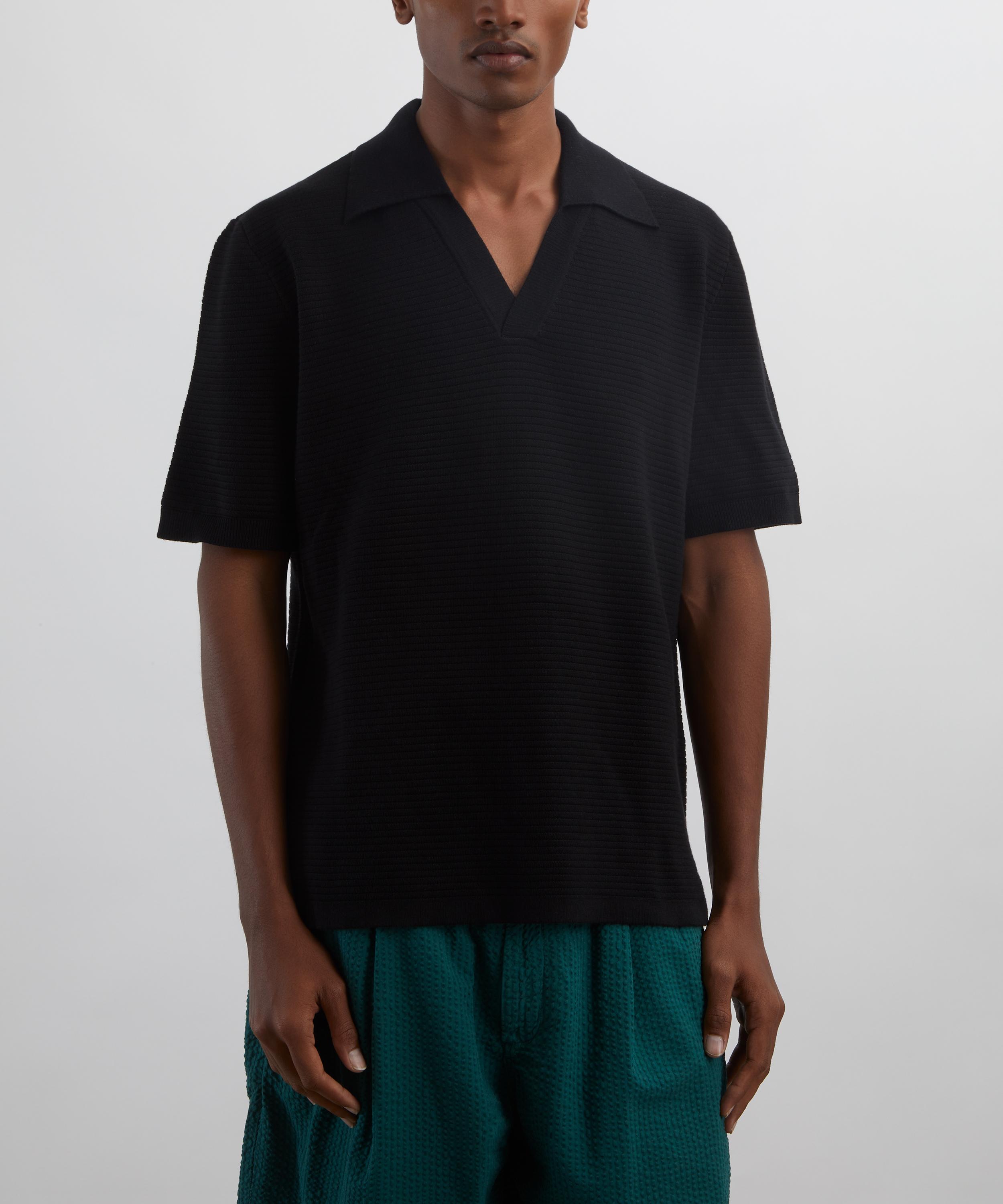 A.P.C. - Black Livio Polo Shirt image number 2
