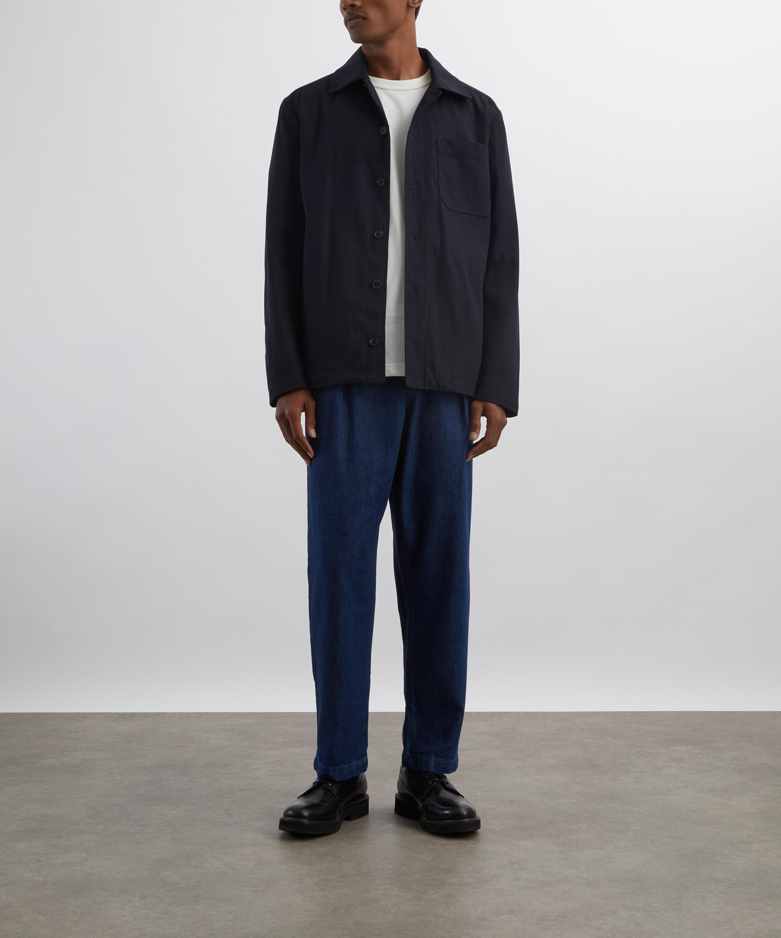 A.P.C. - Navy Jeffray Jacket image number 1