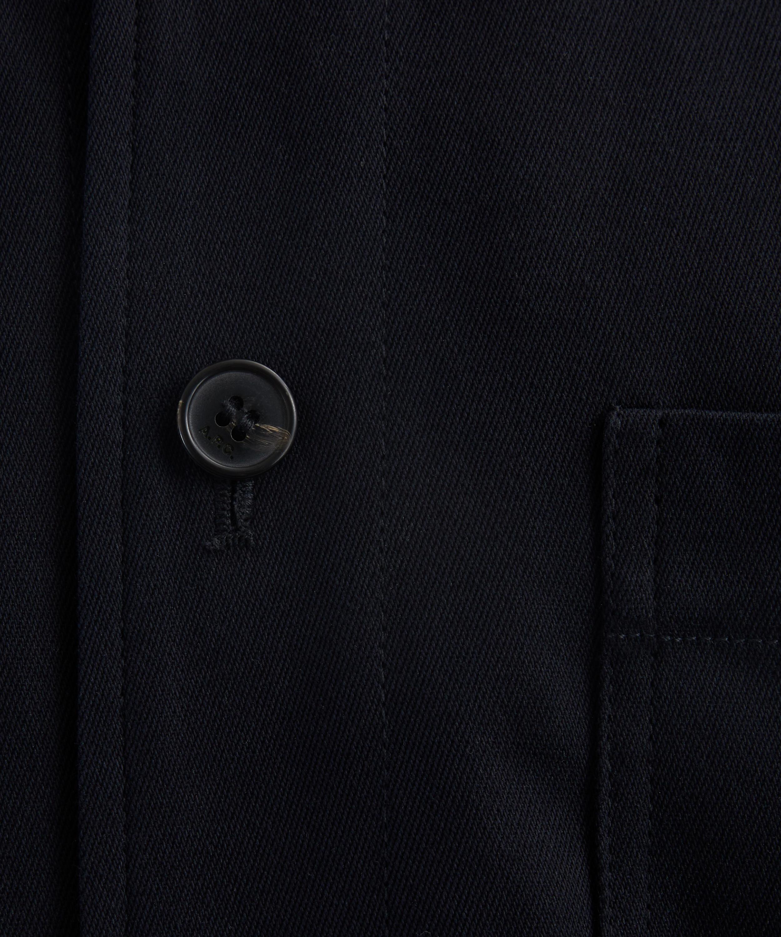 A.P.C. - Navy Jeffray Jacket image number 4