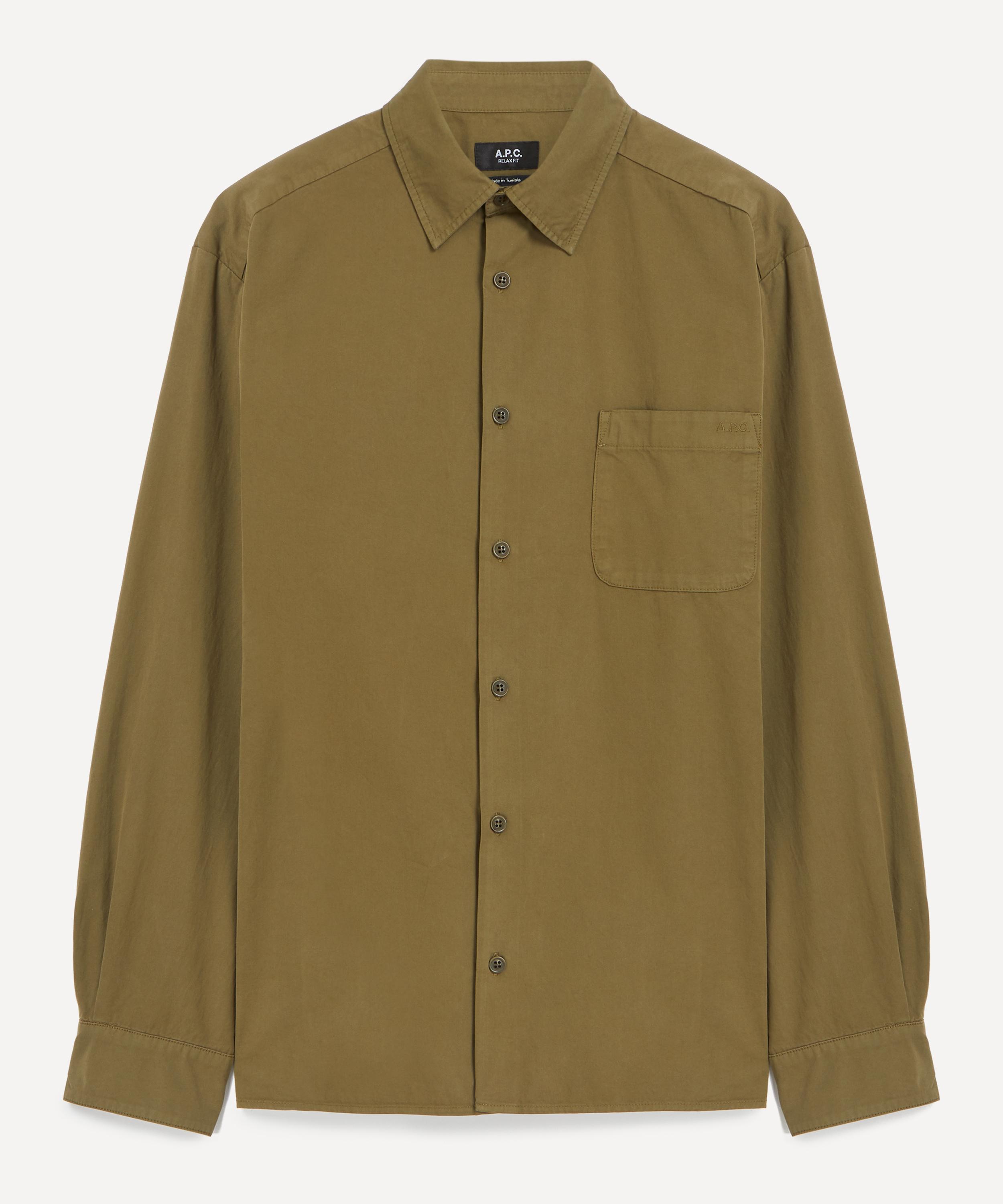 A.P.C. - Khaki Malo Cotton Shirt image number 0