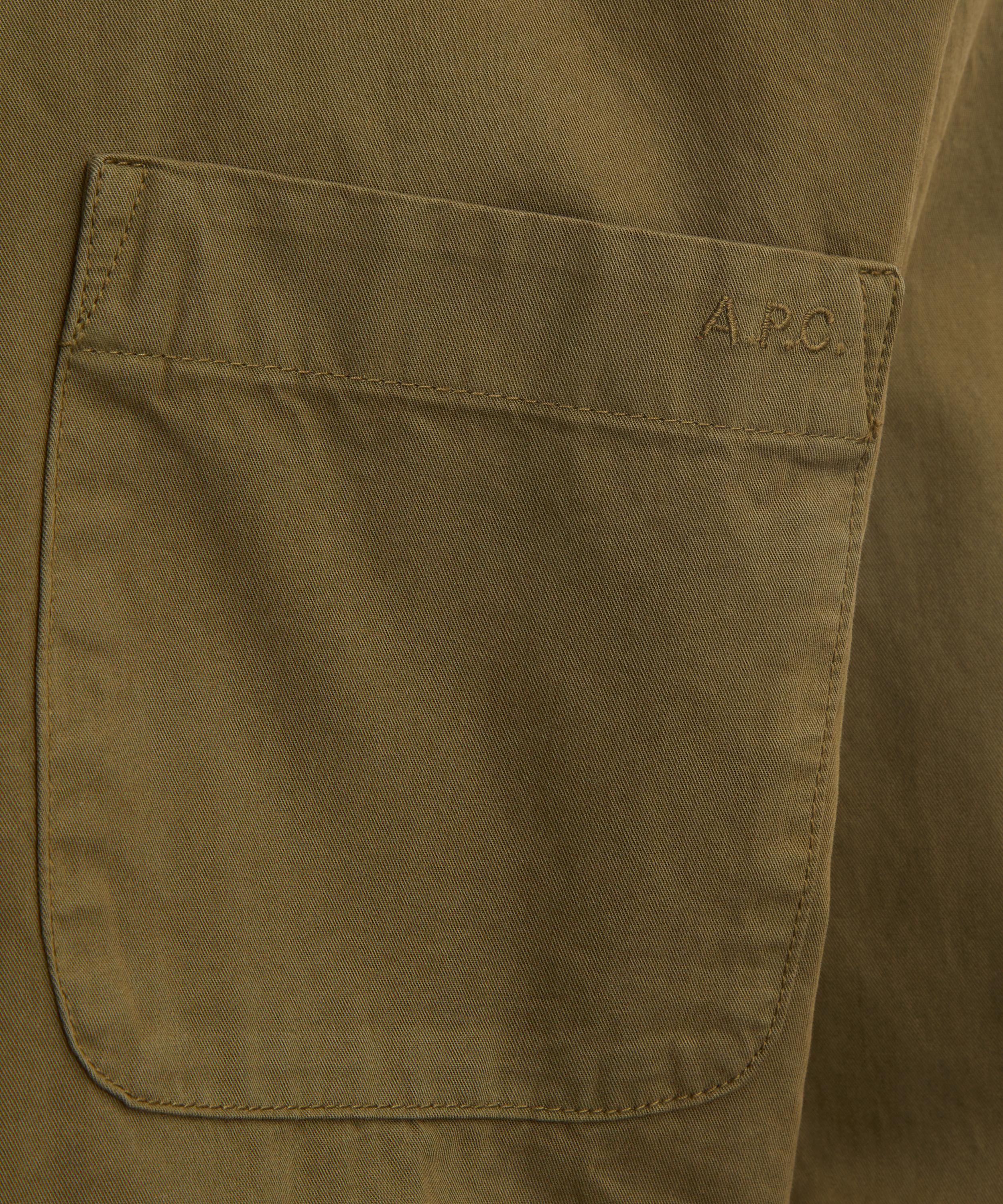 A.P.C. - Khaki Malo Cotton Shirt image number 4