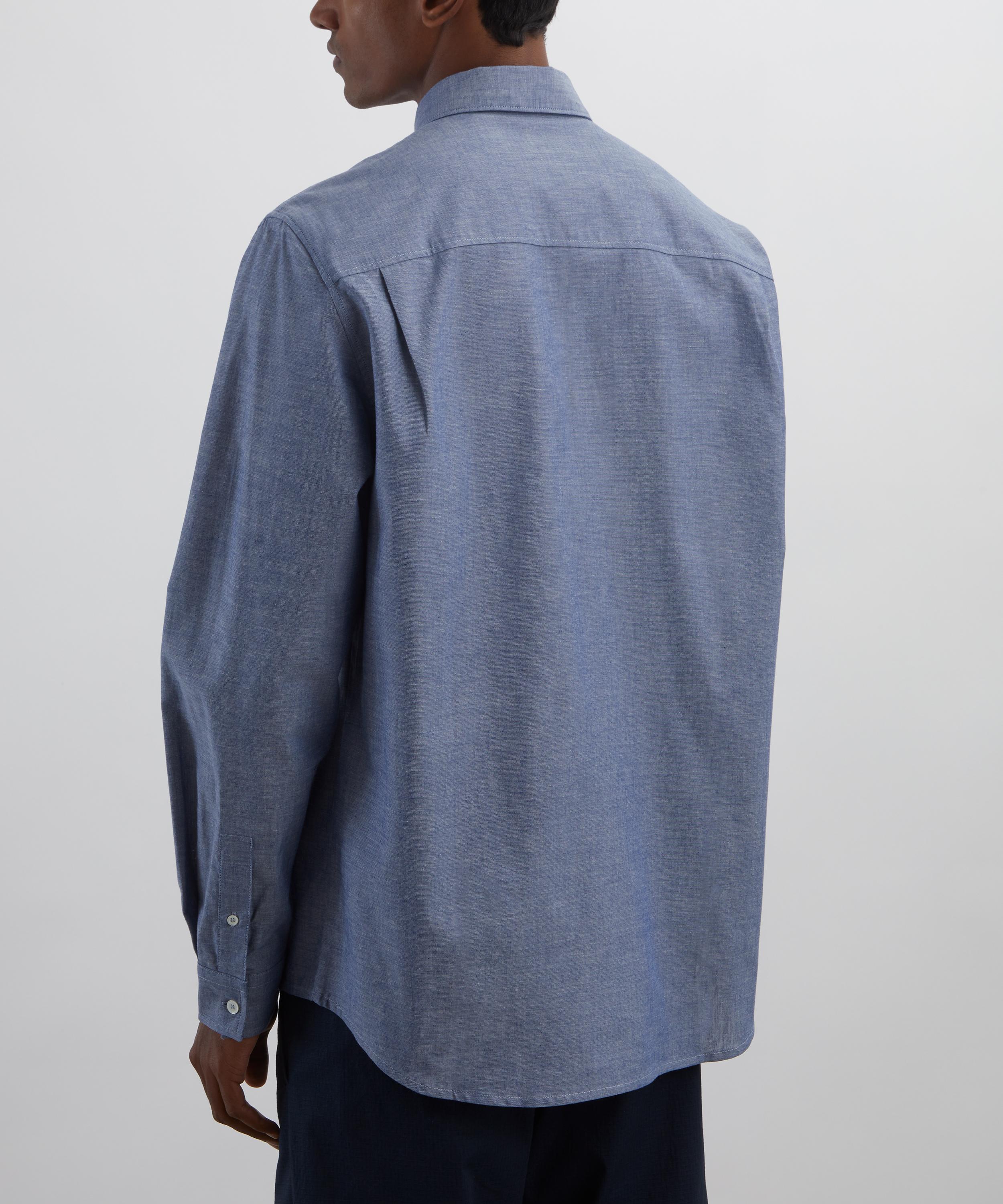 A.P.C. - Edouard Brodé Chambray Cotton Shirt image number 3