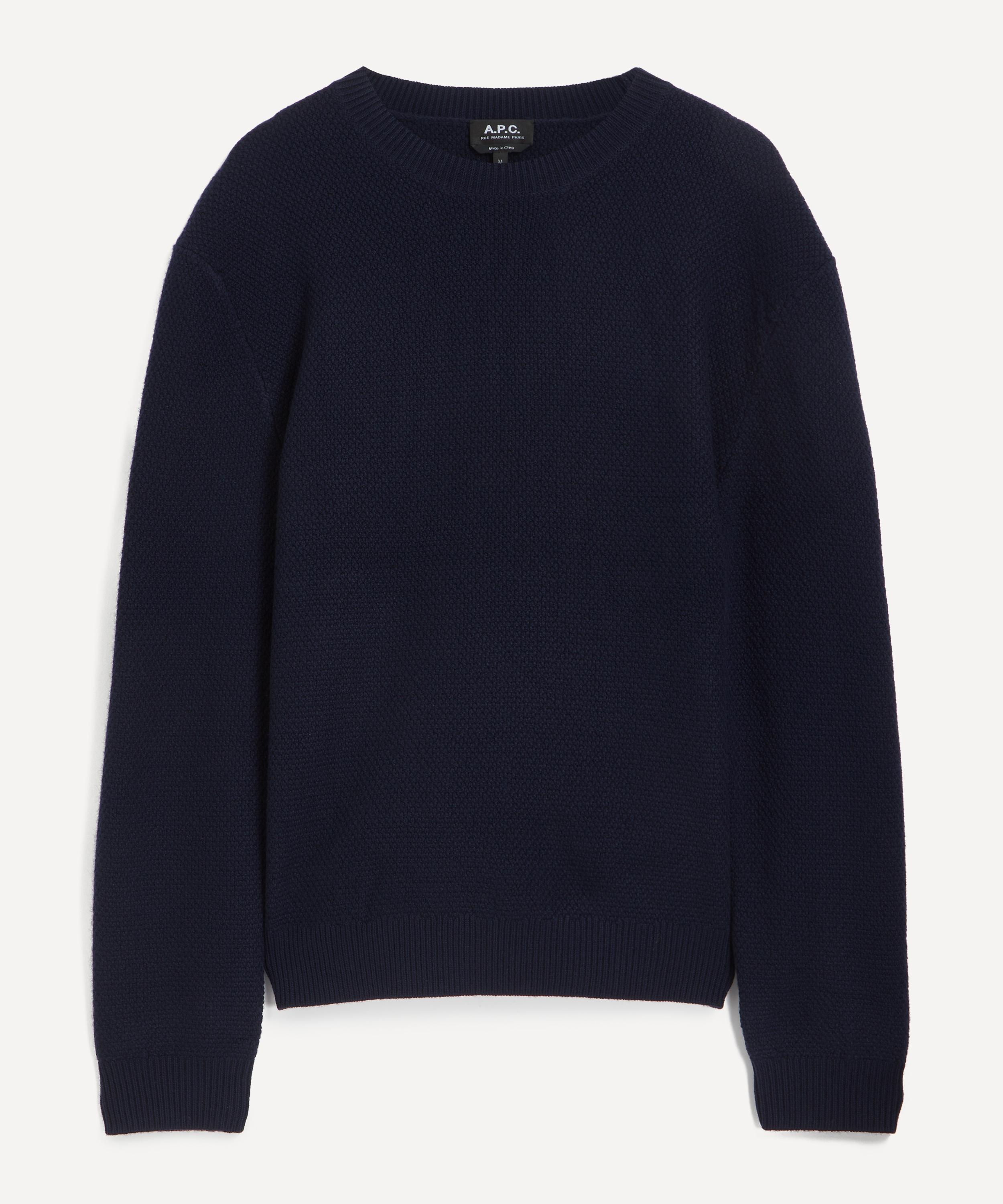 A.P.C. - Dark Navy Thomas Wool Jumper image number 0