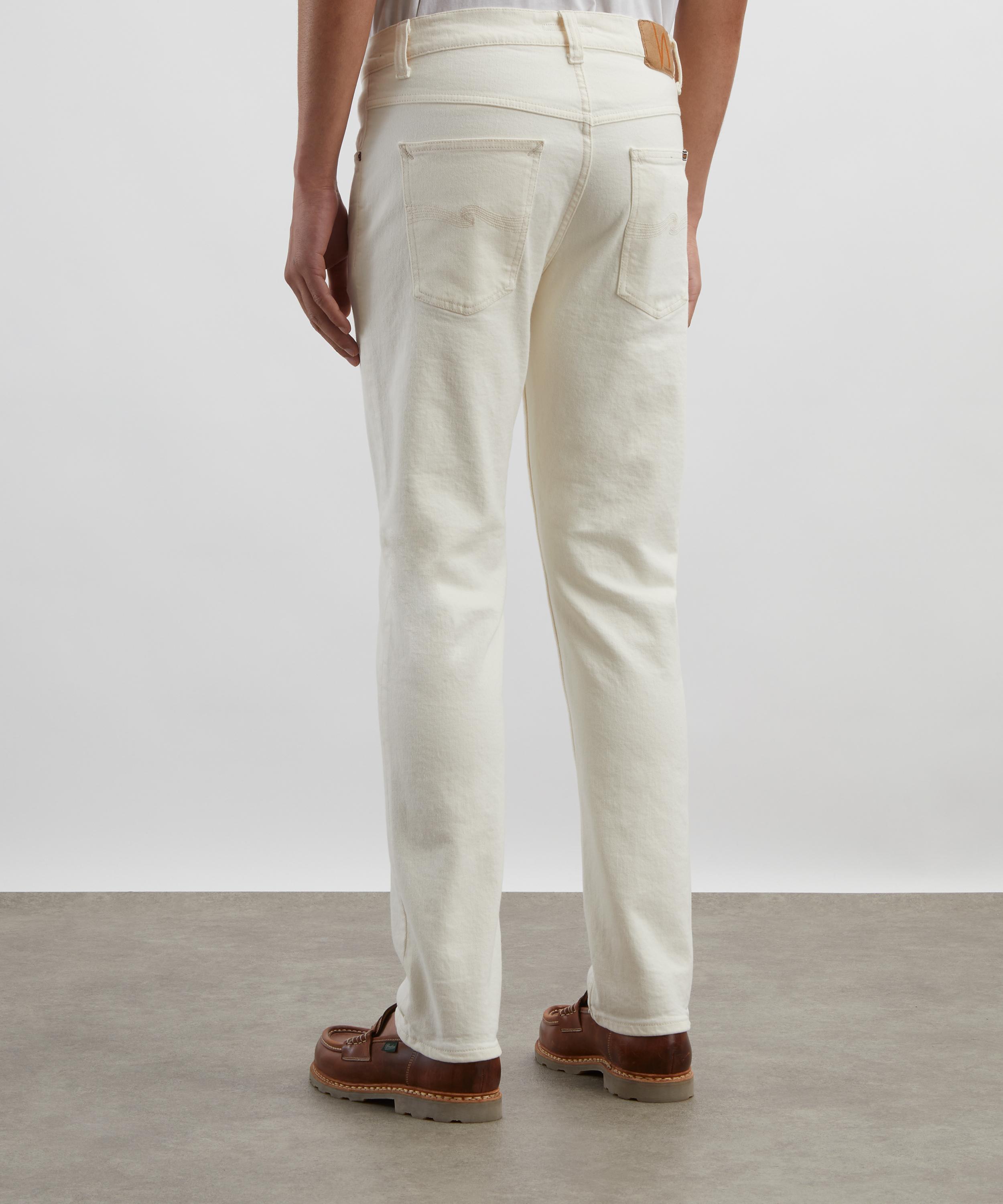 Nudie Jeans - Solid Ollie Ivory Slim-Fit Jeans image number 3