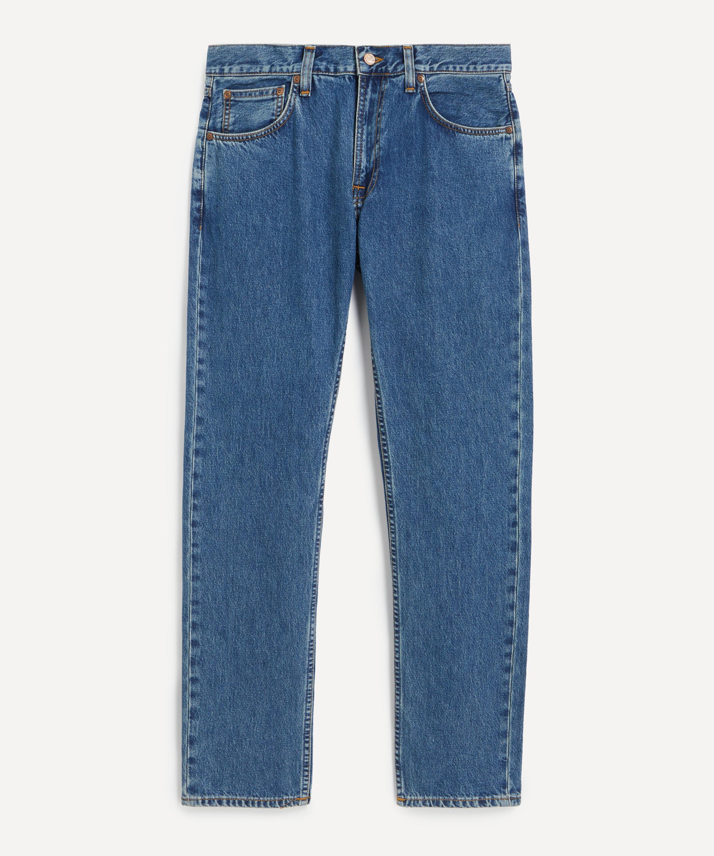 Nudie Jeans - Gritty Jackson Straight-Leg Jeans in Morning Mist image number 0