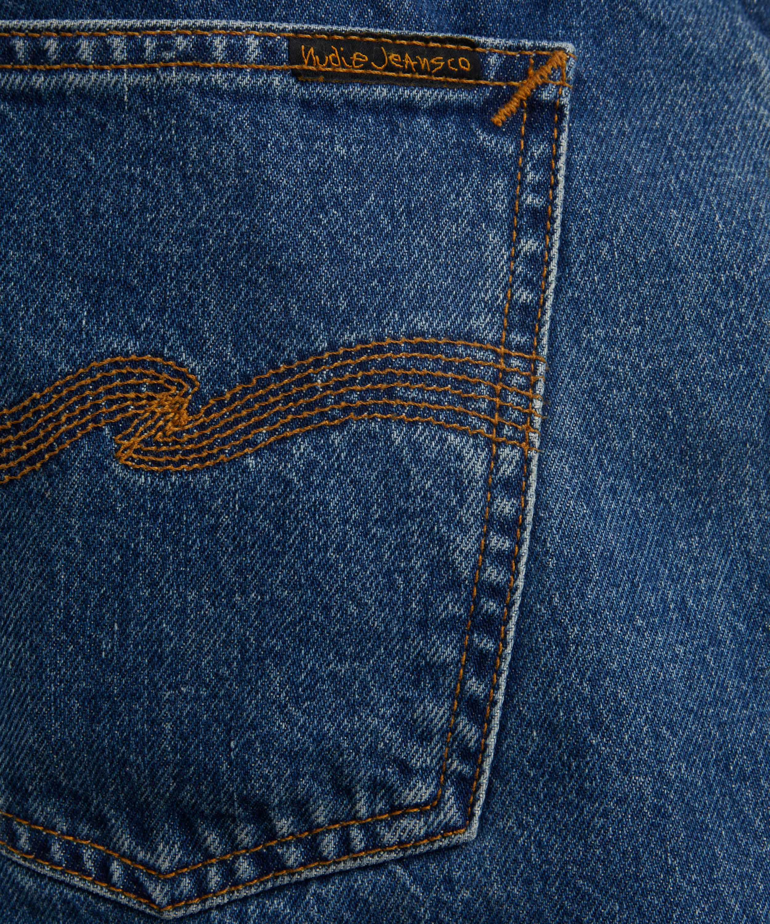 Nudie Jeans - Gritty Jackson Straight-Leg Jeans in Morning Mist image number 4