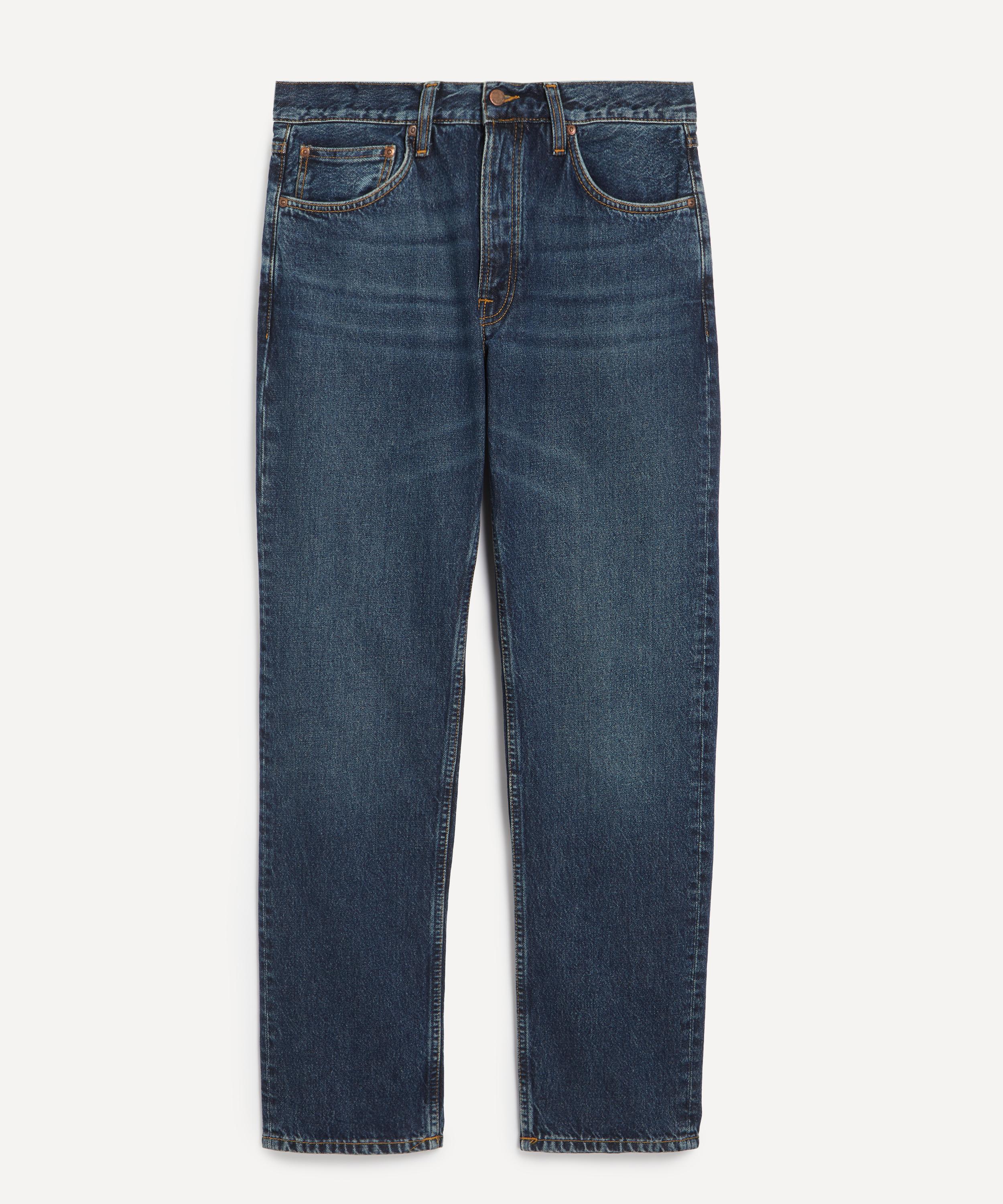 Nudie Jeans - Rad Rufus Blue Soil Straight-Leg Jeans image number 0