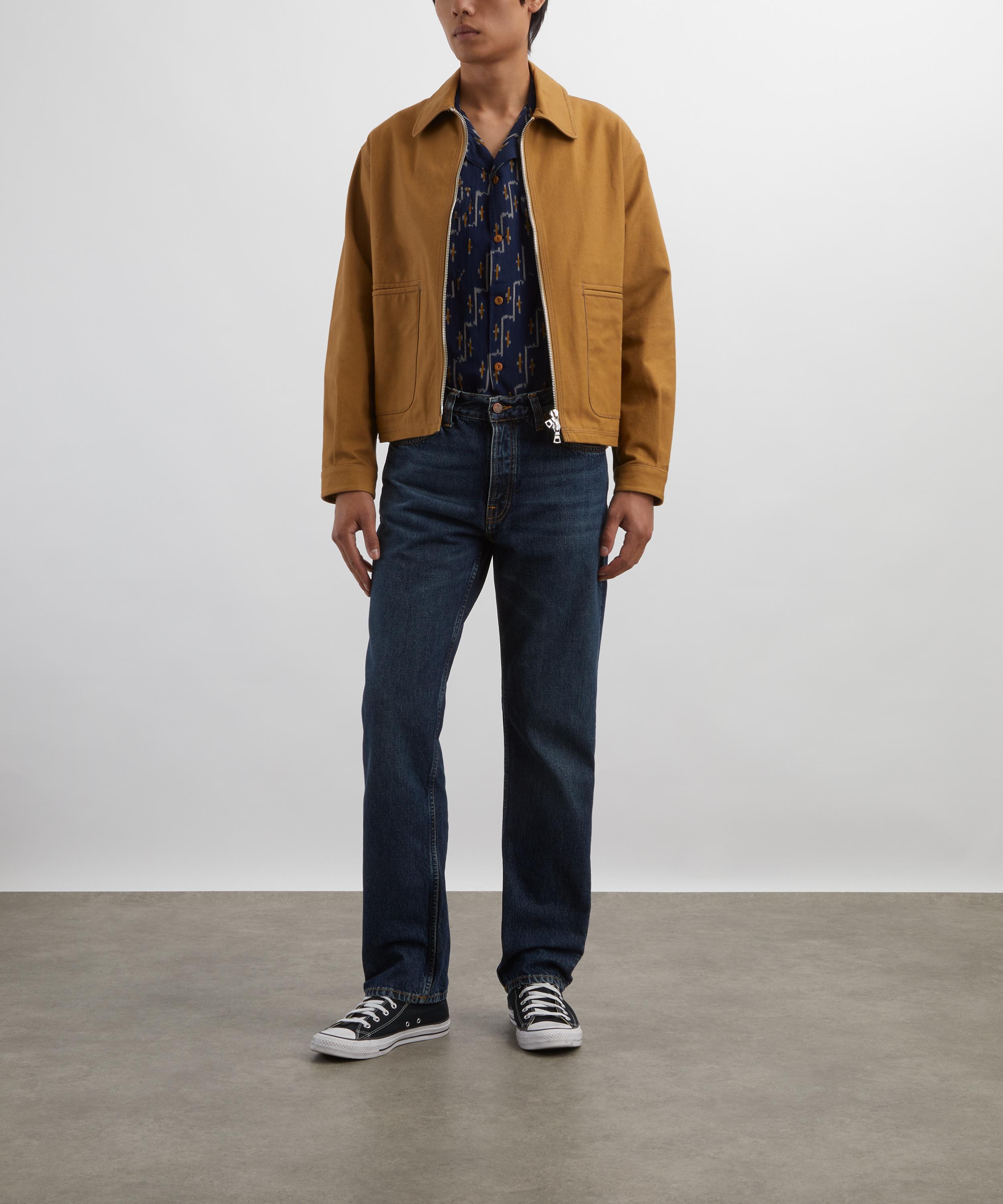 Nudie Jeans - Rad Rufus Blue Soil Straight-Leg Jeans image number 1