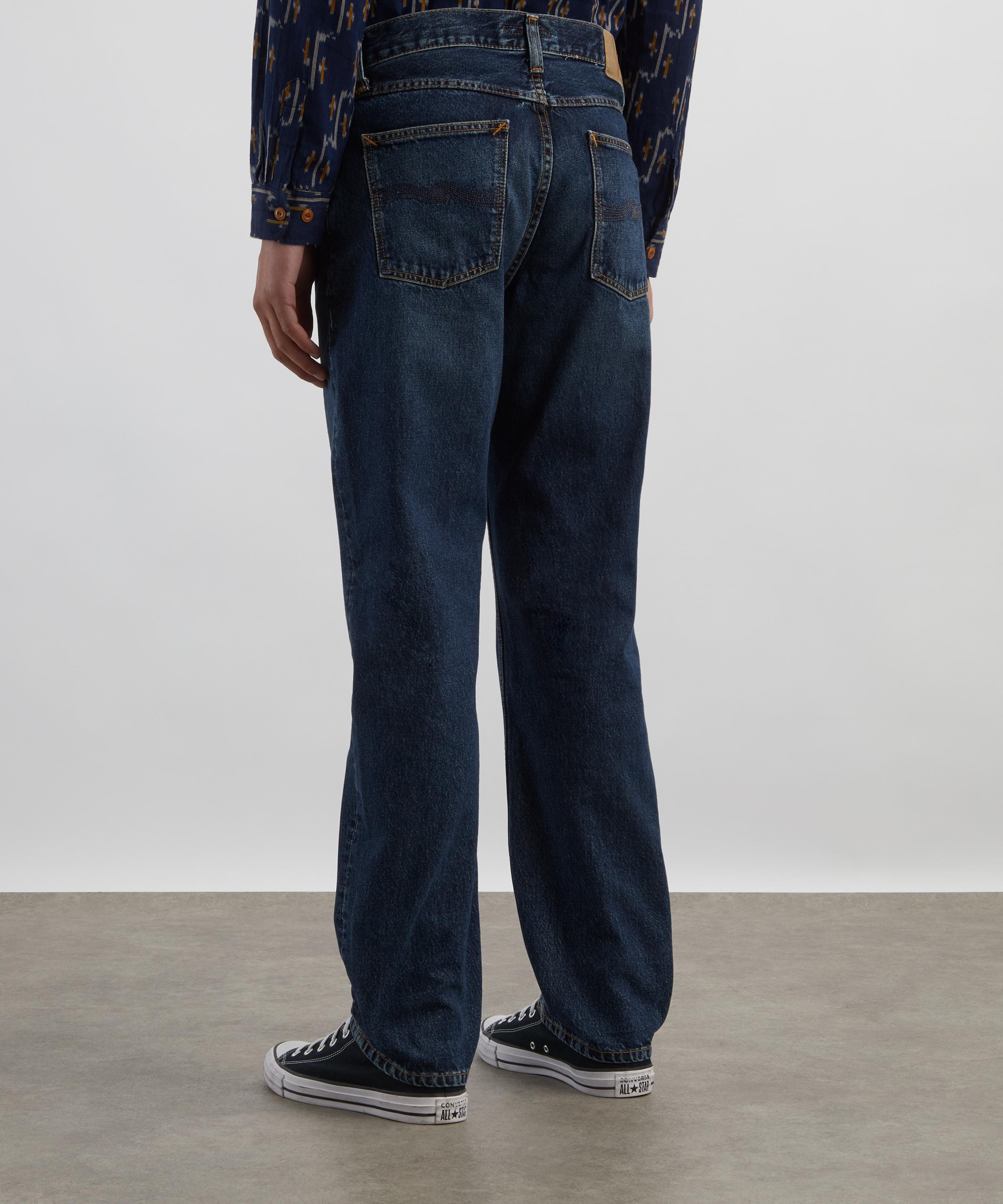 Nudie Jeans - Rad Rufus Blue Soil Straight-Leg Jeans image number 3