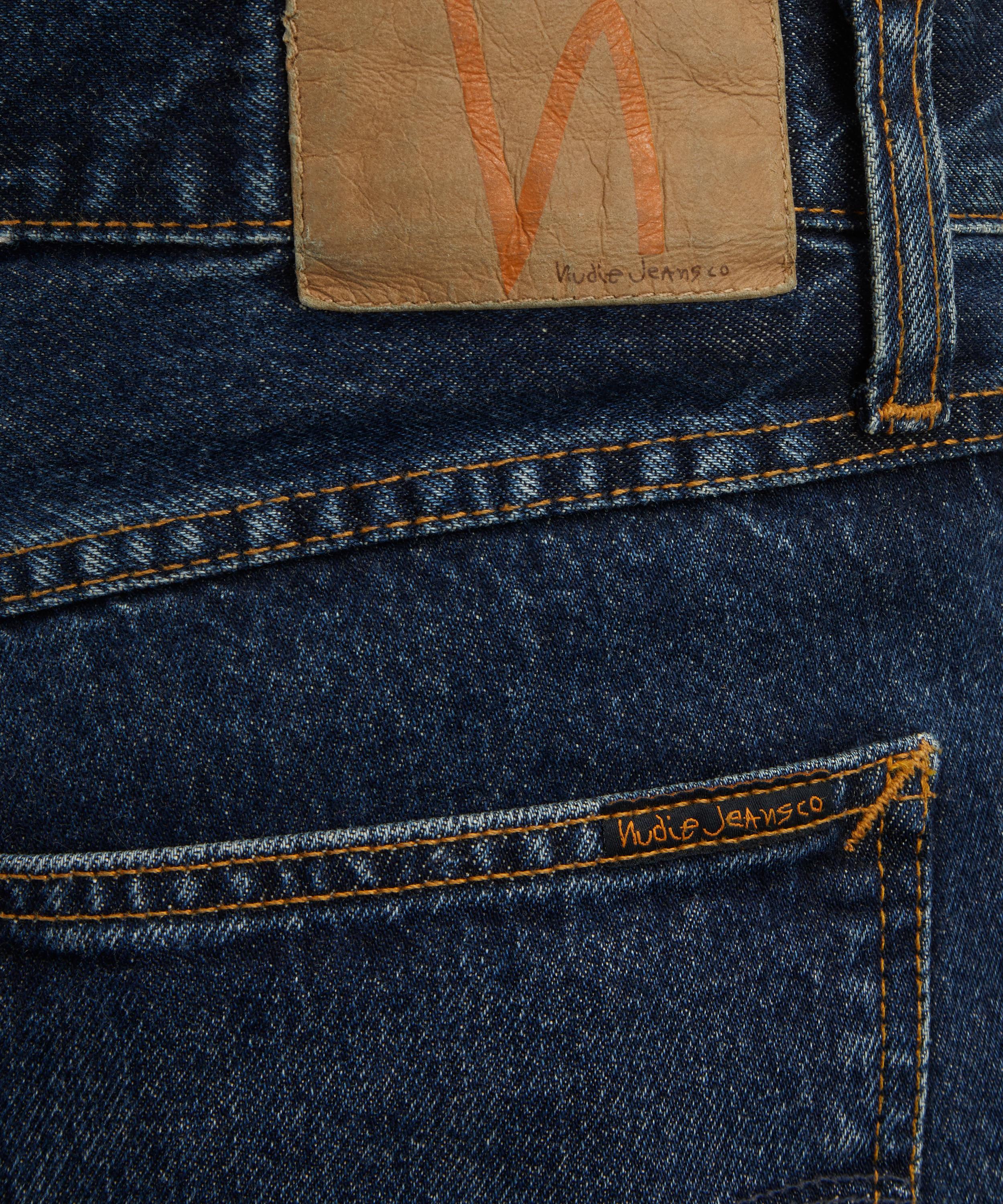 Nudie Jeans - Rad Rufus Blue Soil Straight-Leg Jeans image number 4