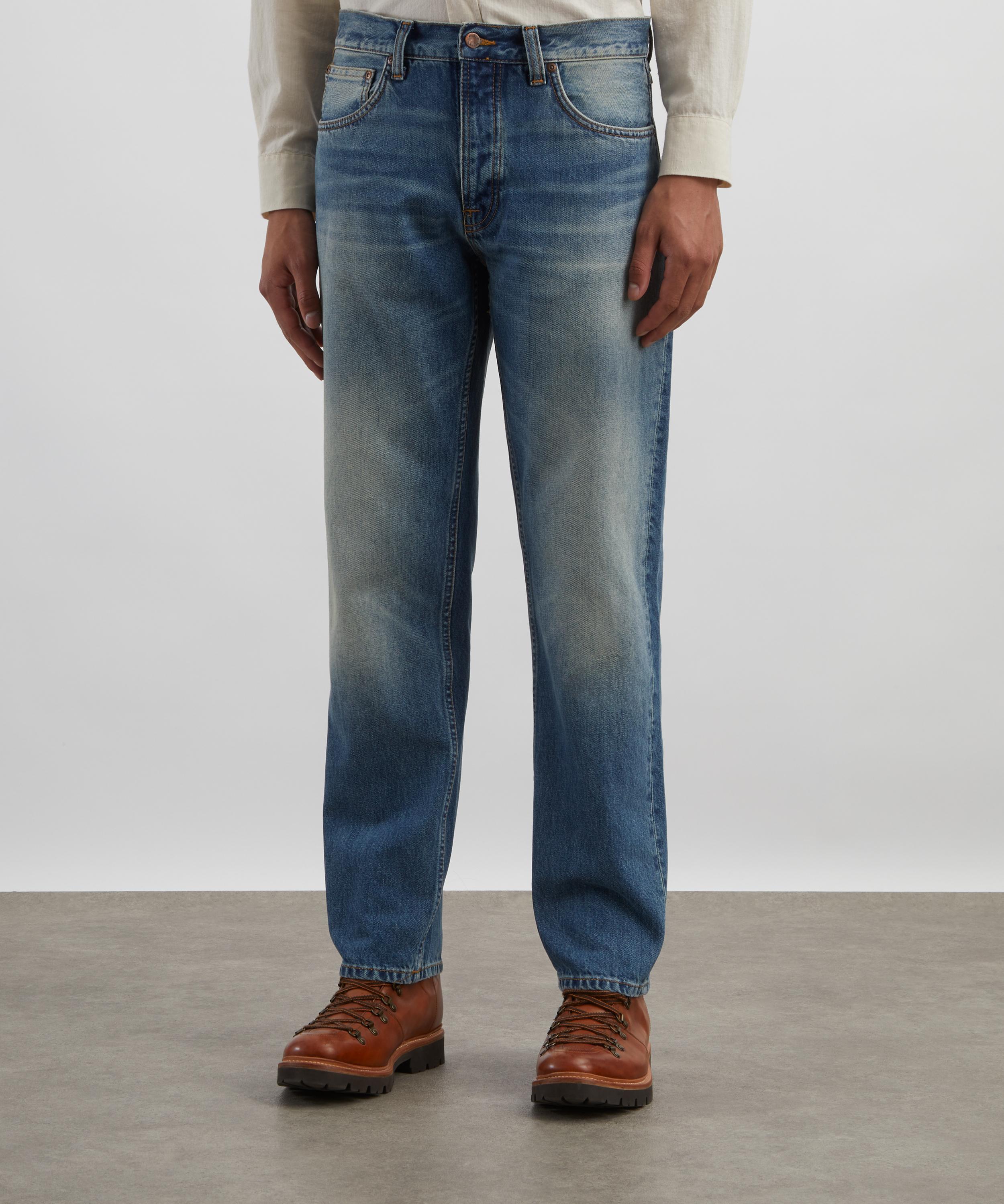 Nudie Jeans - Rad Rufus Summer Shadow Straight-Leg Jeans image number 2
