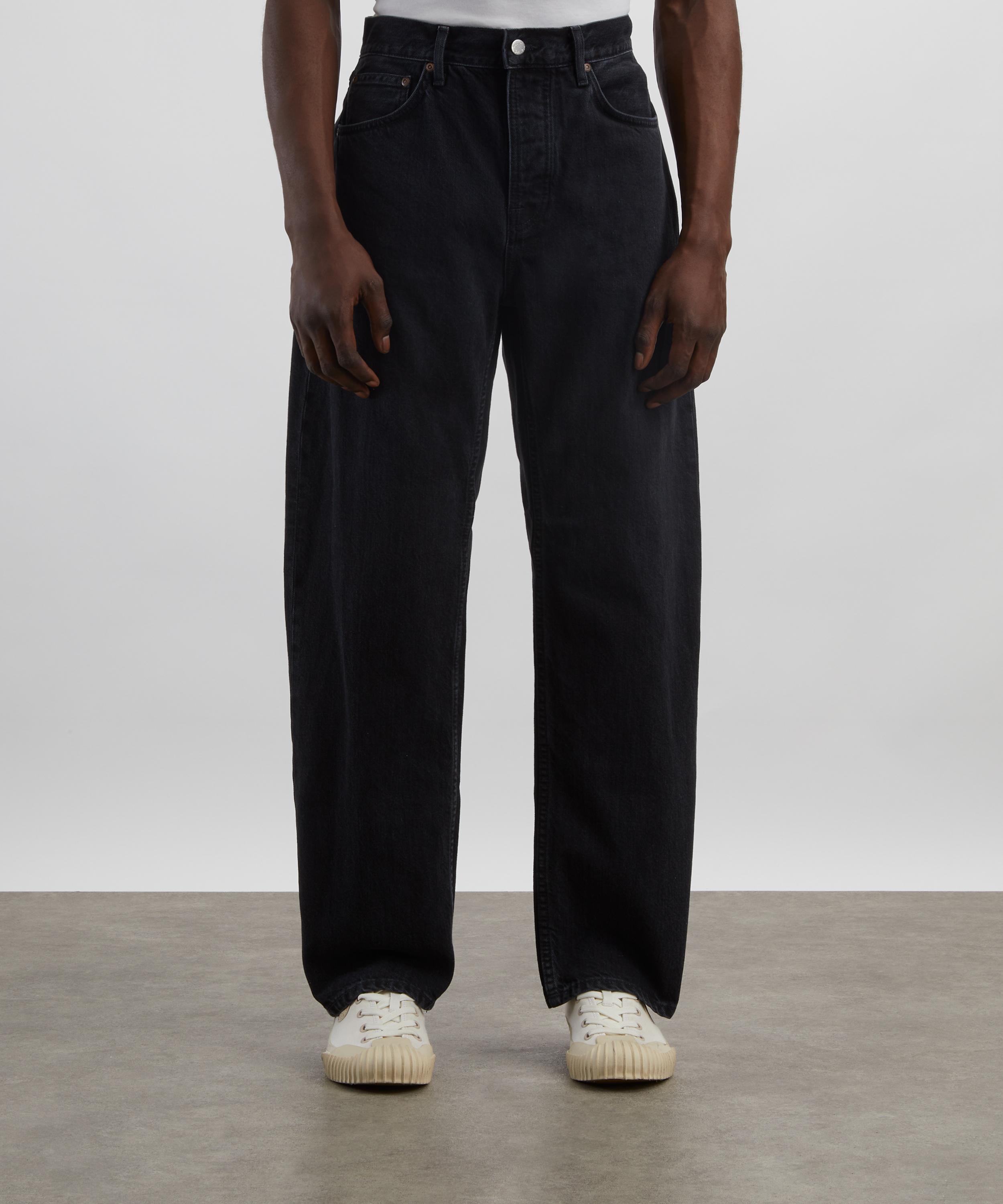 Nudie Jeans - Tuff Tony Loose-Fit Jeans in Vintage Black image number 2