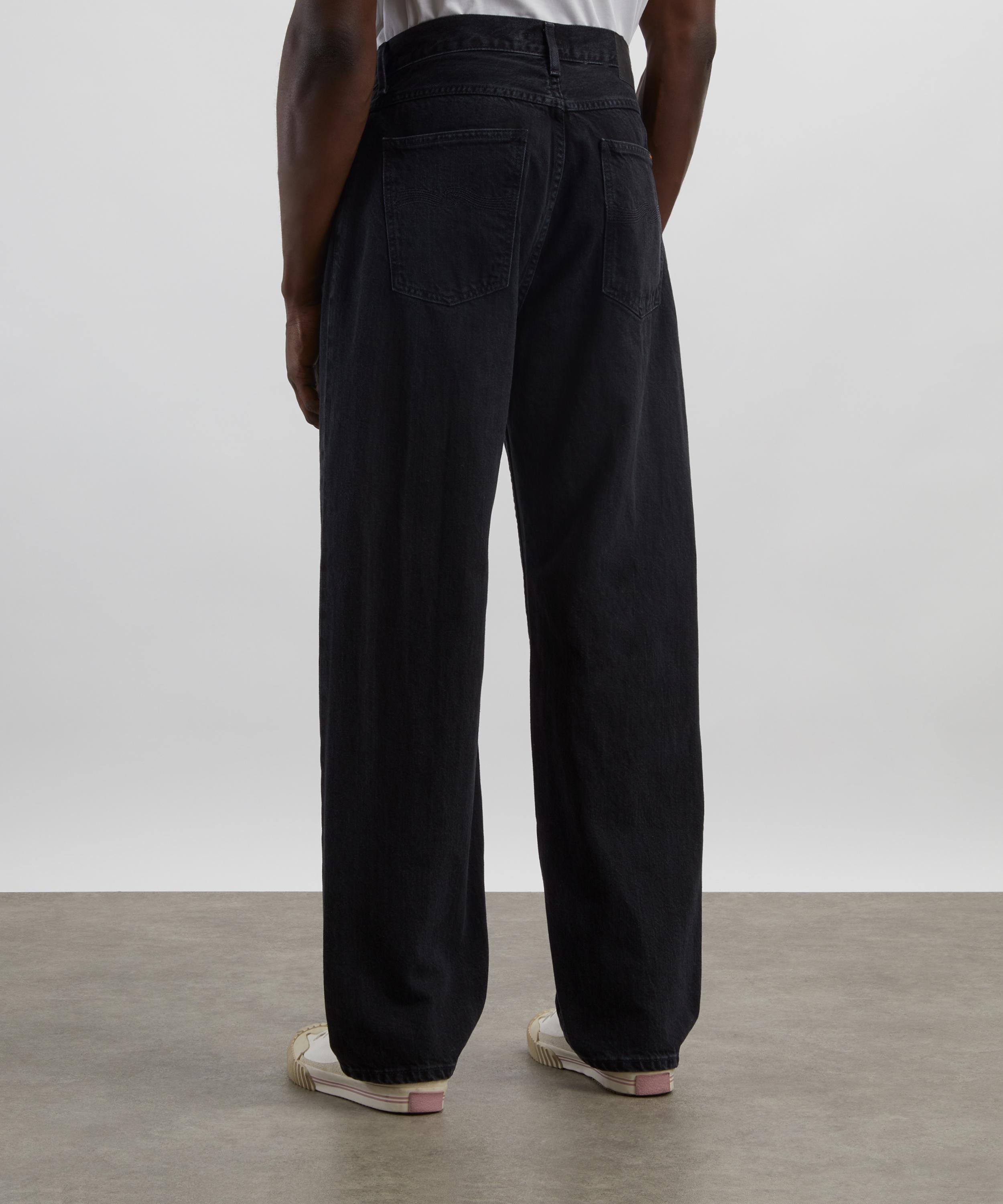 Nudie Jeans - Tuff Tony Loose-Fit Jeans in Vintage Black image number 3