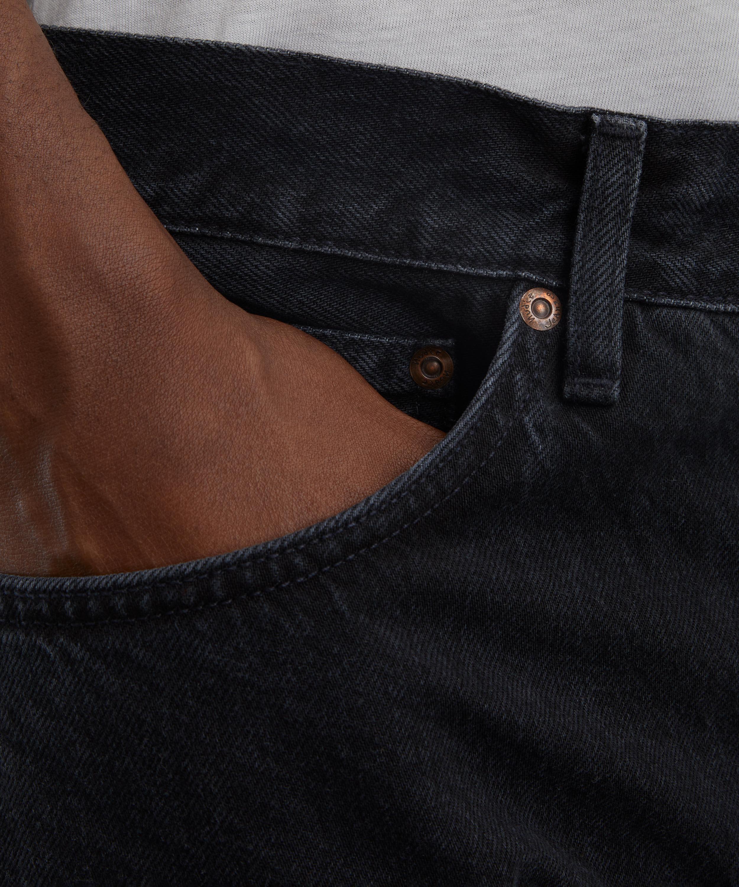 Nudie Jeans - Tuff Tony Loose-Fit Jeans in Vintage Black image number 4