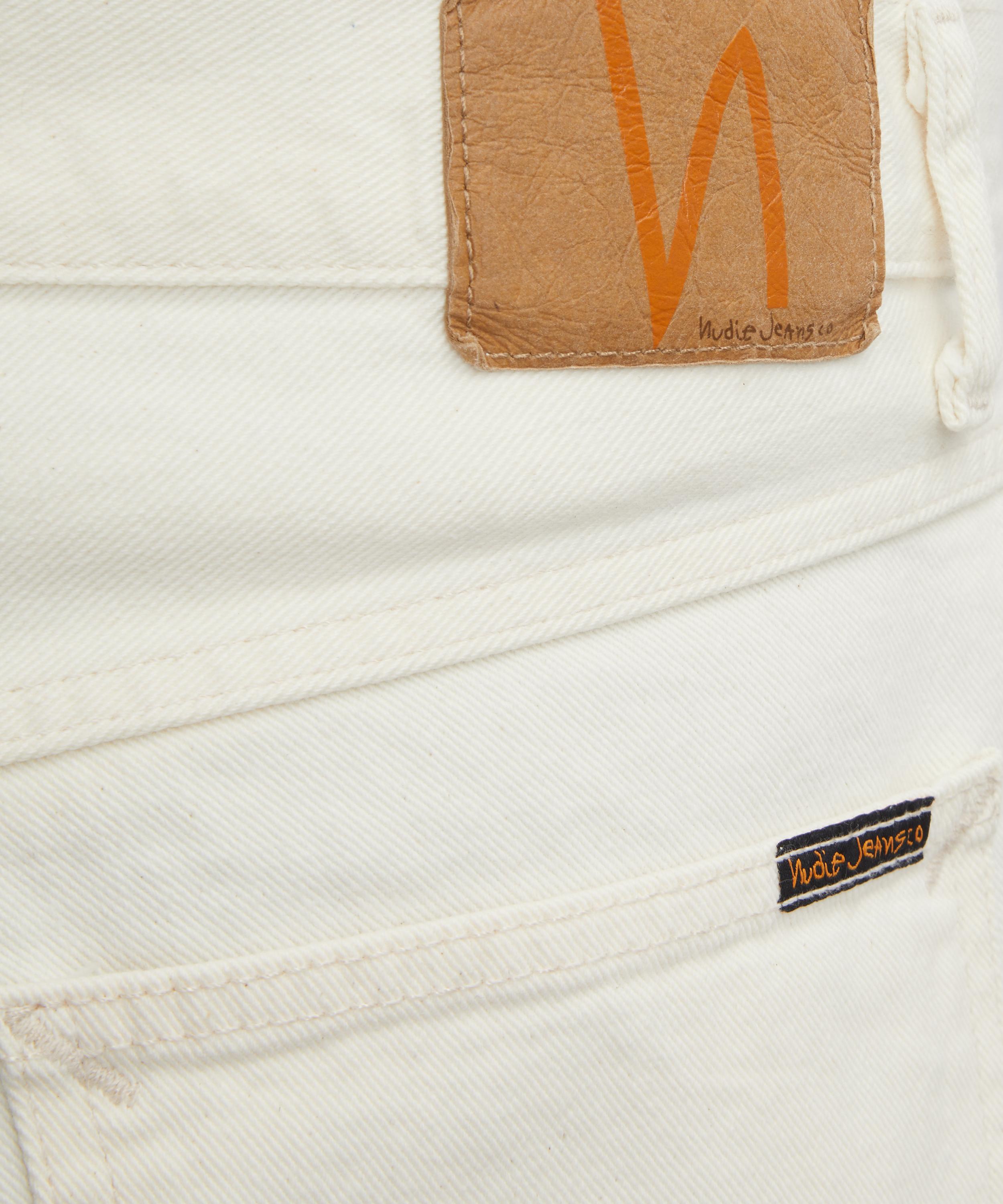 Nudie Jeans - Tuff Tony Ivory Selvedge Wide-Leg Jeans image number 4