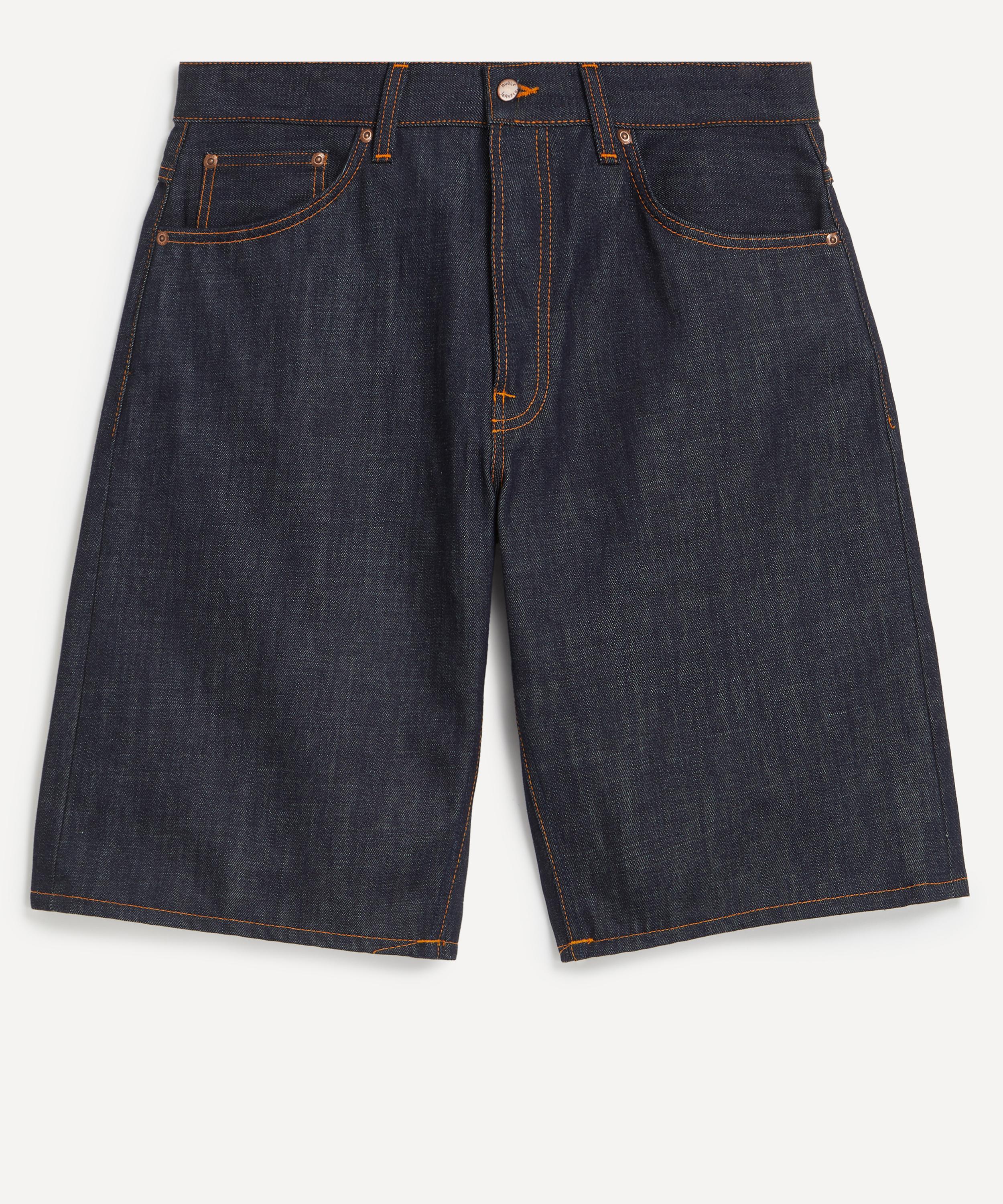 Nudie Jeans - Zeb Dry Streaky Denim Shorts
